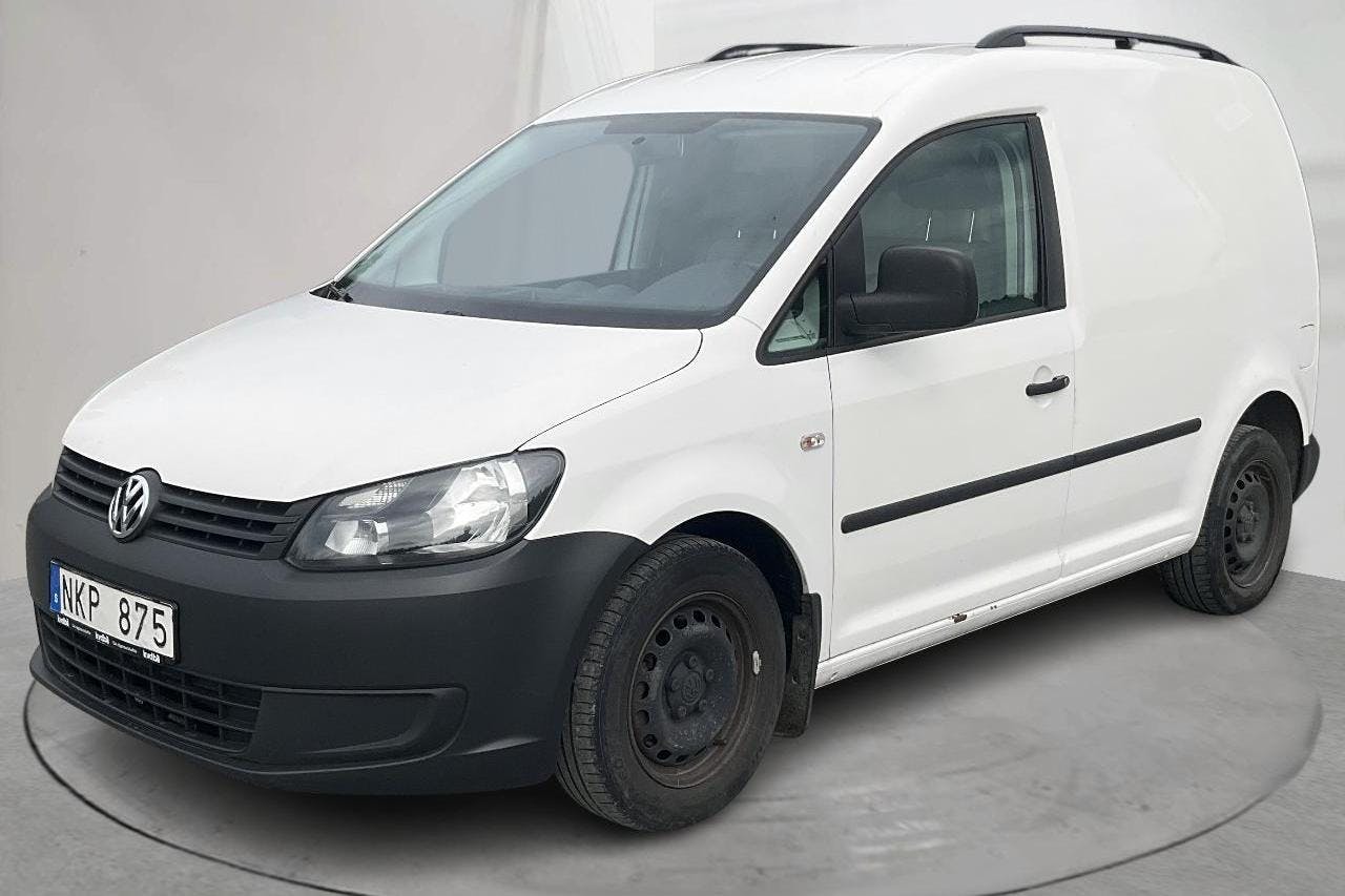 VW Caddy 1.6 TDI Skåp (102hk) - 15 770 mil - Automat - vit - 2014
