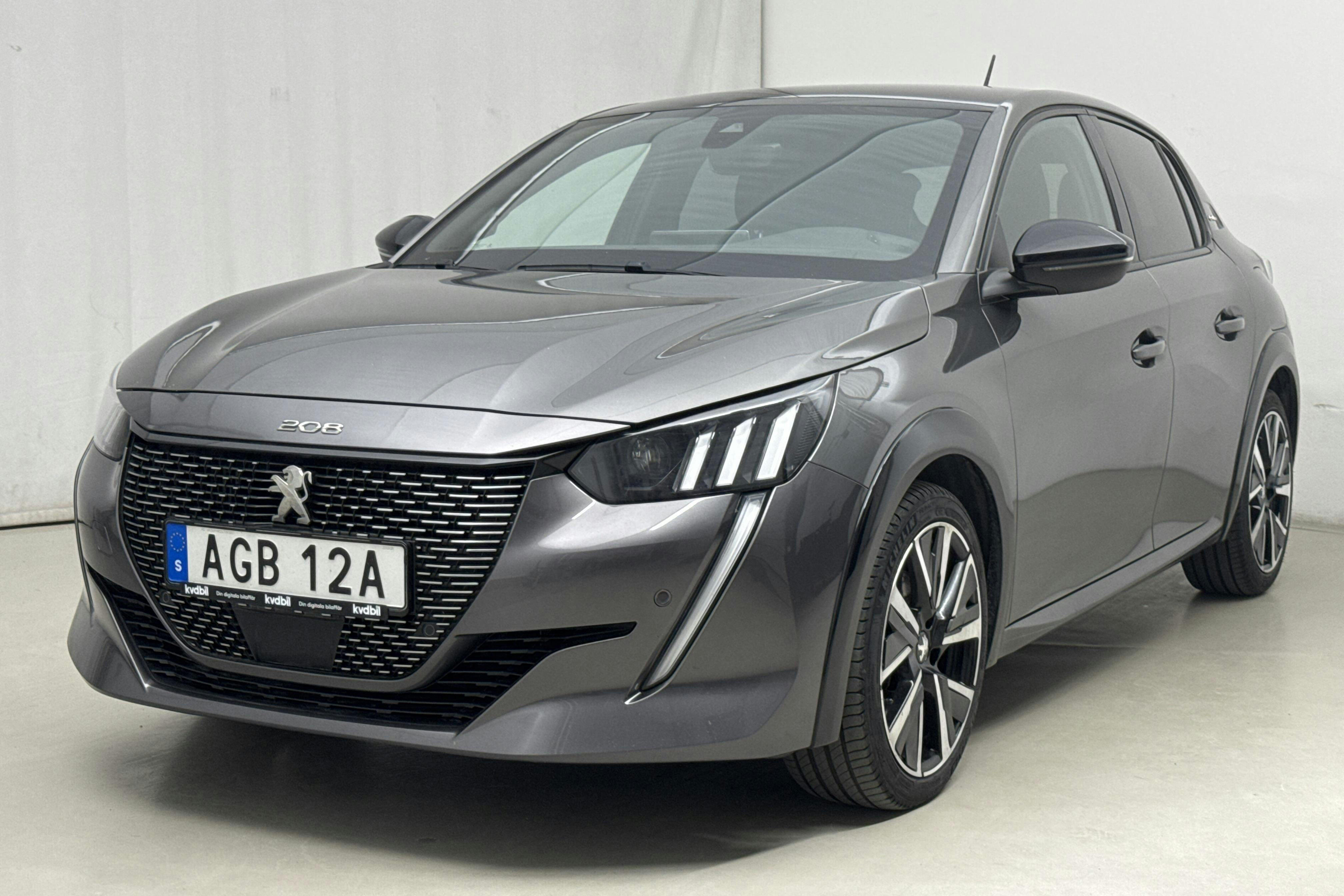 Peugeot 208 1.2 PureTech 5dr (130hk) - 6 000 mil - Automat - grå - 2021