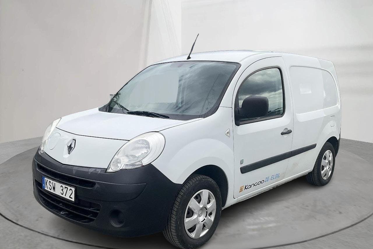 Presentation photo 1 of 14: Renault Kangoo Express II Z.E. Skåp (60hk) - 12 000 km - Automatic - white - 2012