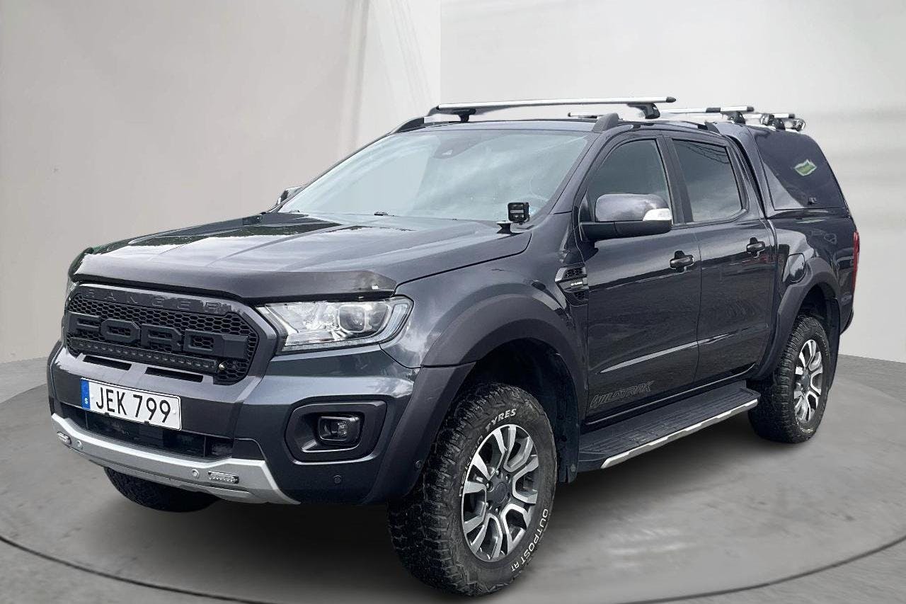 Ford Ranger 2.0 TDCi 4WD (213hk) - 7 872 mil - Automat - grå - 2021
