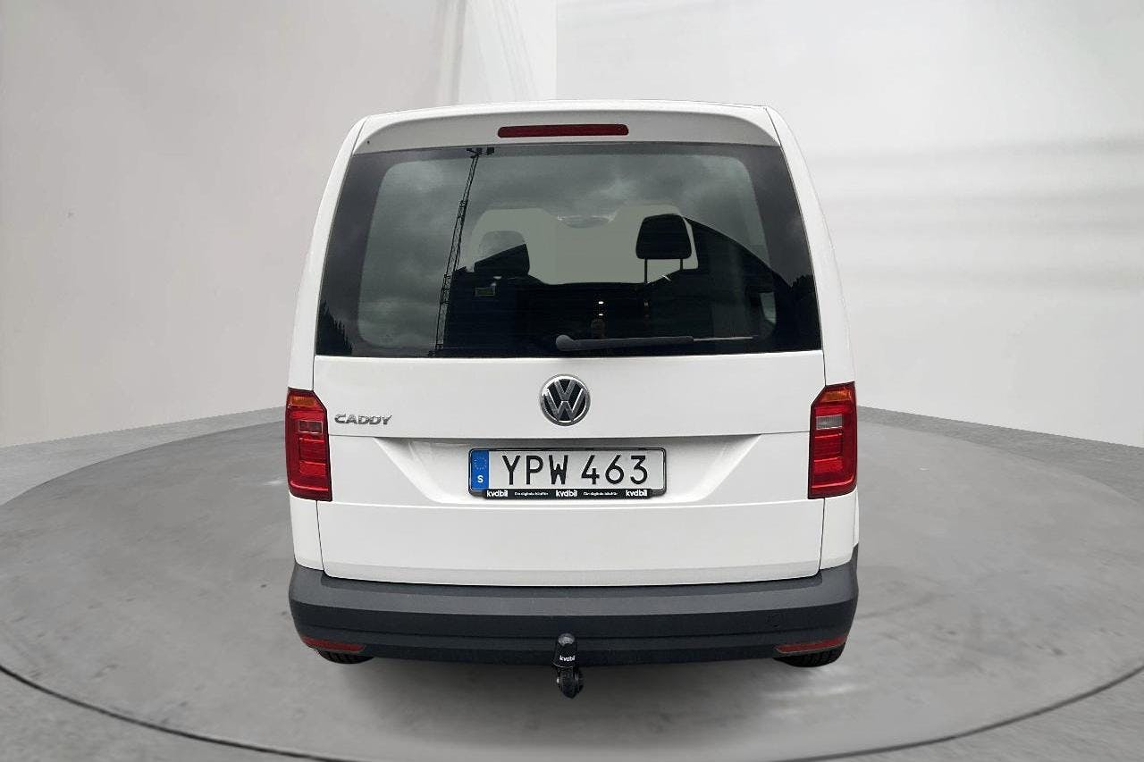 VW Caddy 2.0 TDI Skåp (102hk) - 1 801 mil - Manuell - vit - 2019