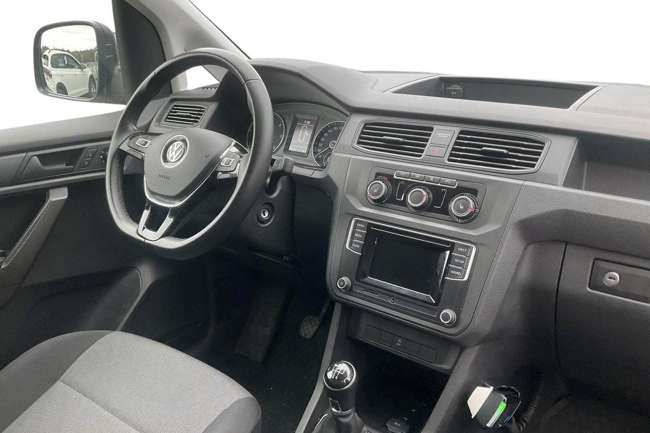 VW Caddy 2.0 TDI Skåp (102hk) - 1 801 mil - Manuell - vit - 2019