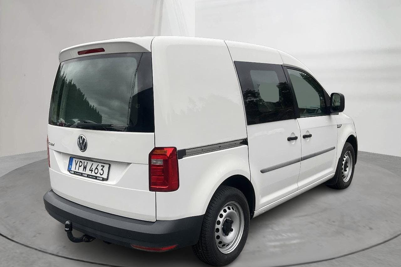 VW Caddy 2.0 TDI Skåp (102hk) - 1 801 mil - Manuell - vit - 2019