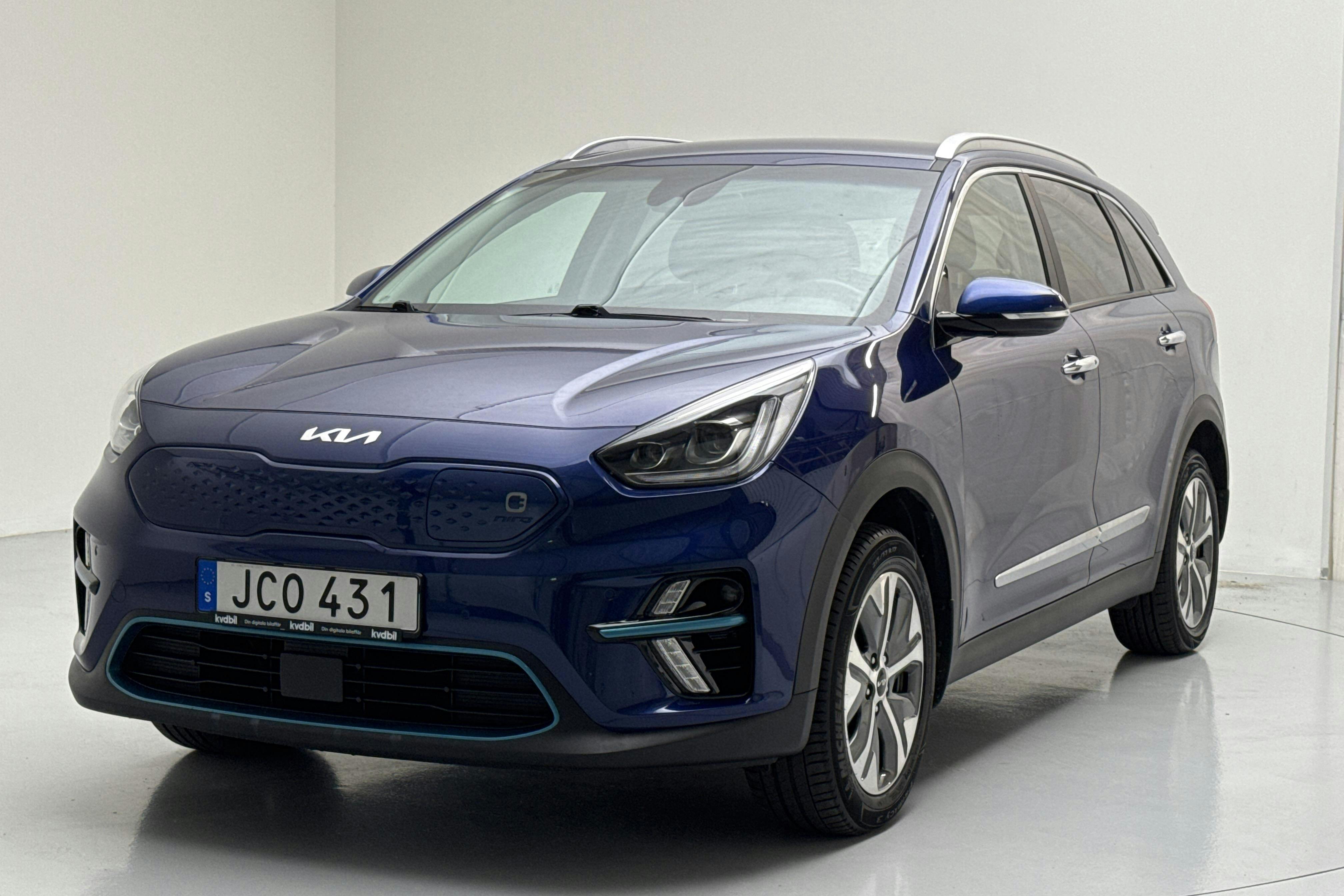 KIA e-Niro 64 kWh (204hk) - 8 789 mil - Automat - blå - 2022