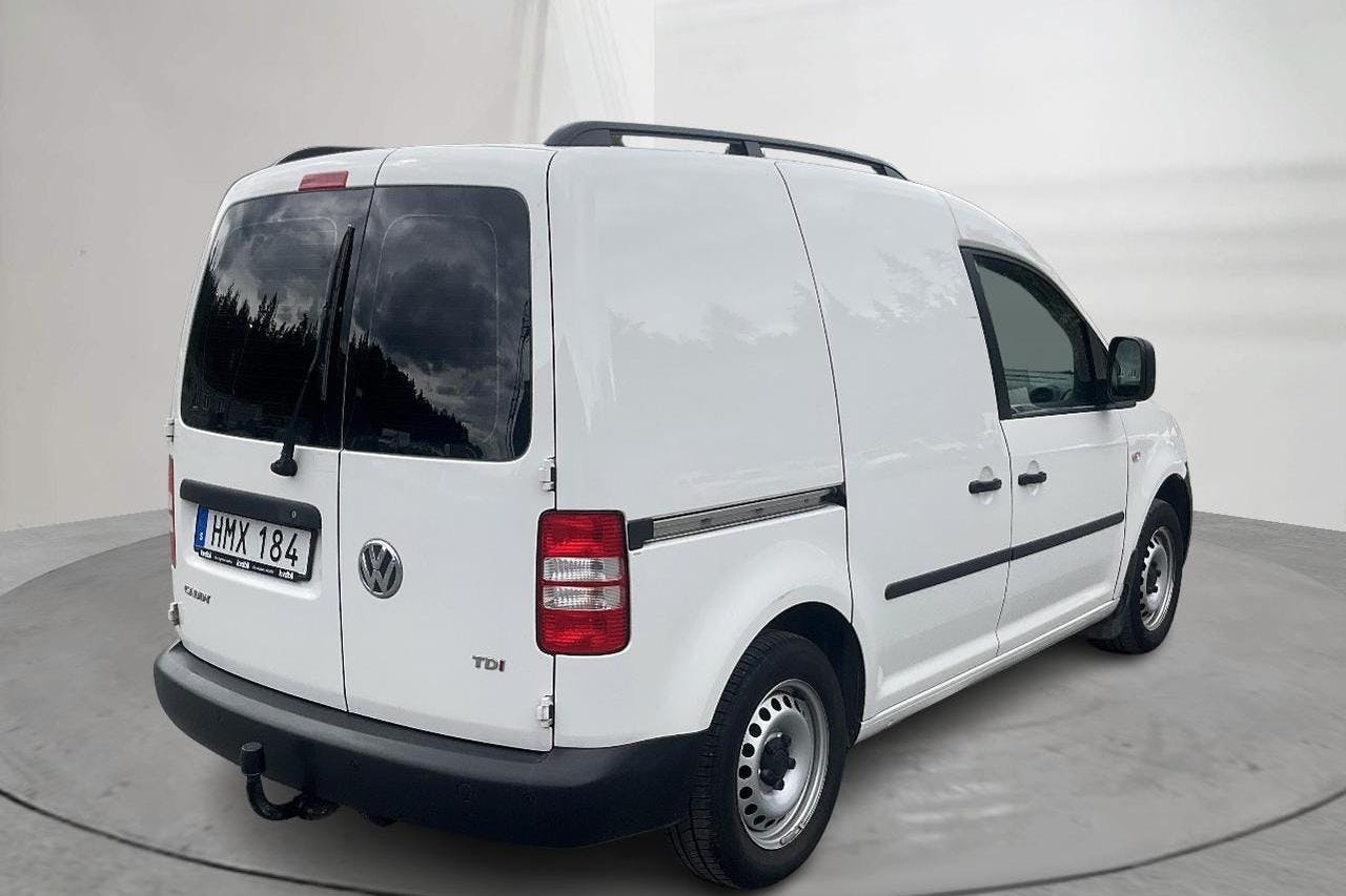 VW Caddy 1.6 TDI Skåp (102hk) - 86 860 km - Automaatne - valge - 2015