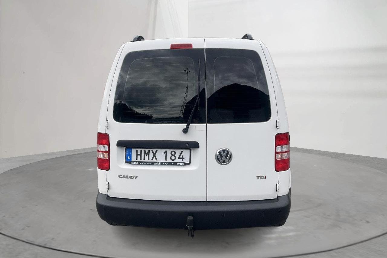 VW Caddy 1.6 TDI Skåp (102hk) - 86 860 km - Automaatne - valge - 2015