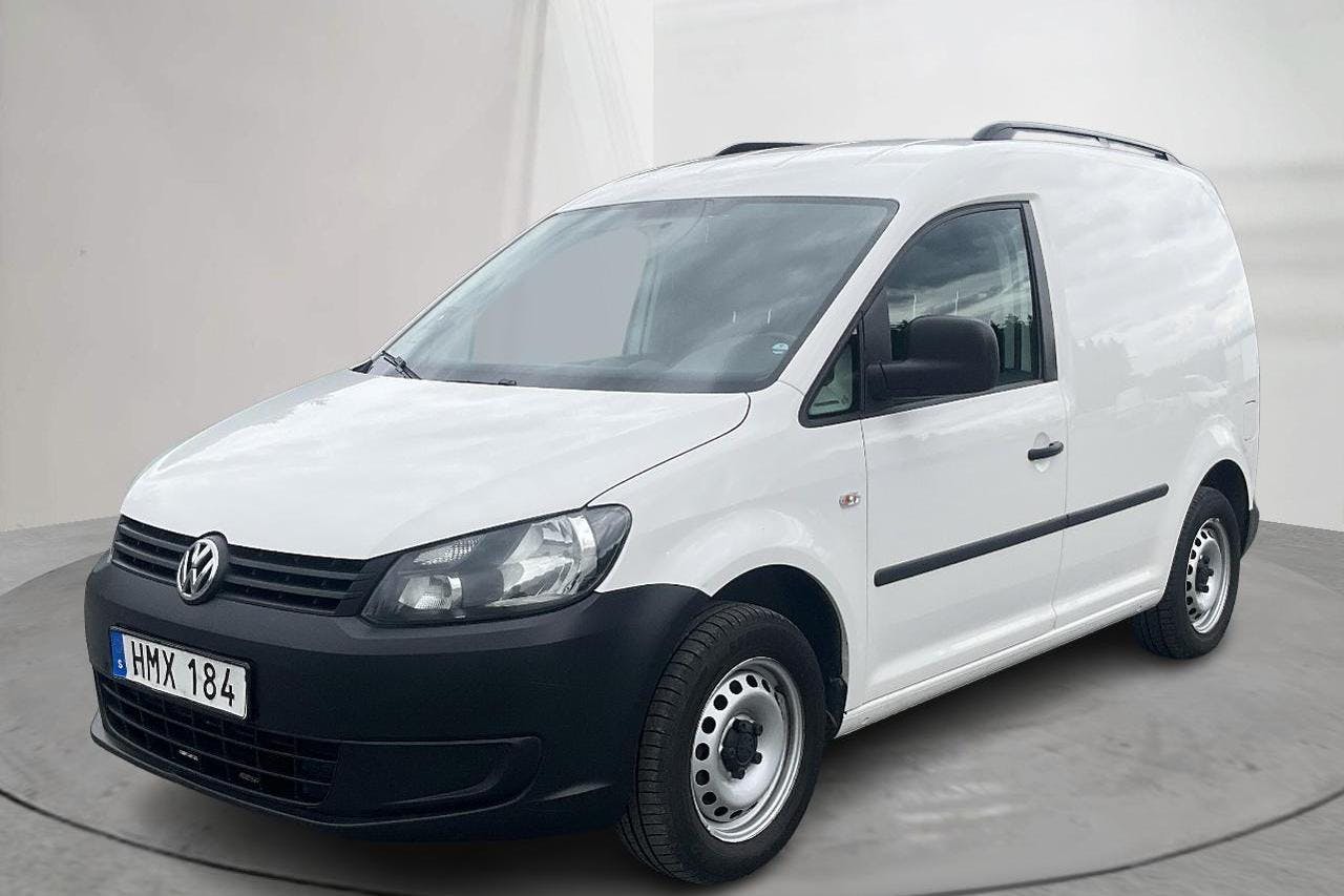 VW Caddy 1.6 TDI Skåp (102hk) - 8 686 mil - Automat - vit - 2015