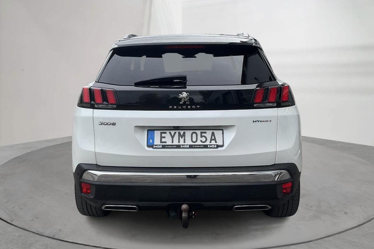 Peugeot 3008 1.6 Plug-in Hybrid 4 (300hk) - 142 360 km - Automatic - white - 2020
