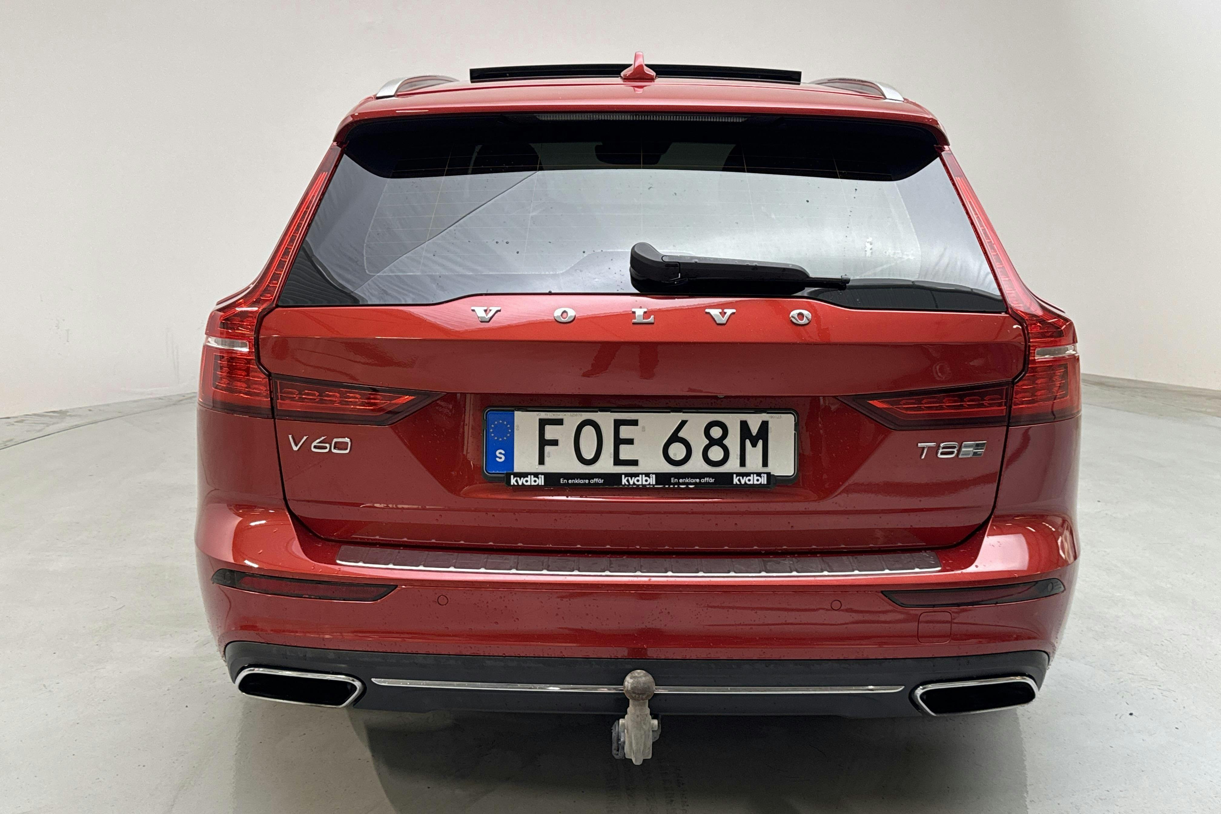 Volvo V60 T8 AWD Twin Engine (390hk) - 88 990 km - Automaatne - punane - 2019