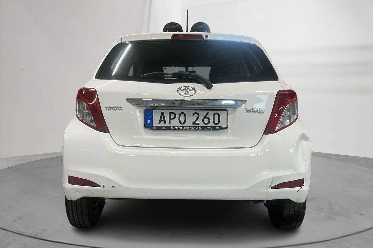 Toyota Yaris 1.33 5dr (100hk) - 121 980 km - Automaatne - valge - 2014