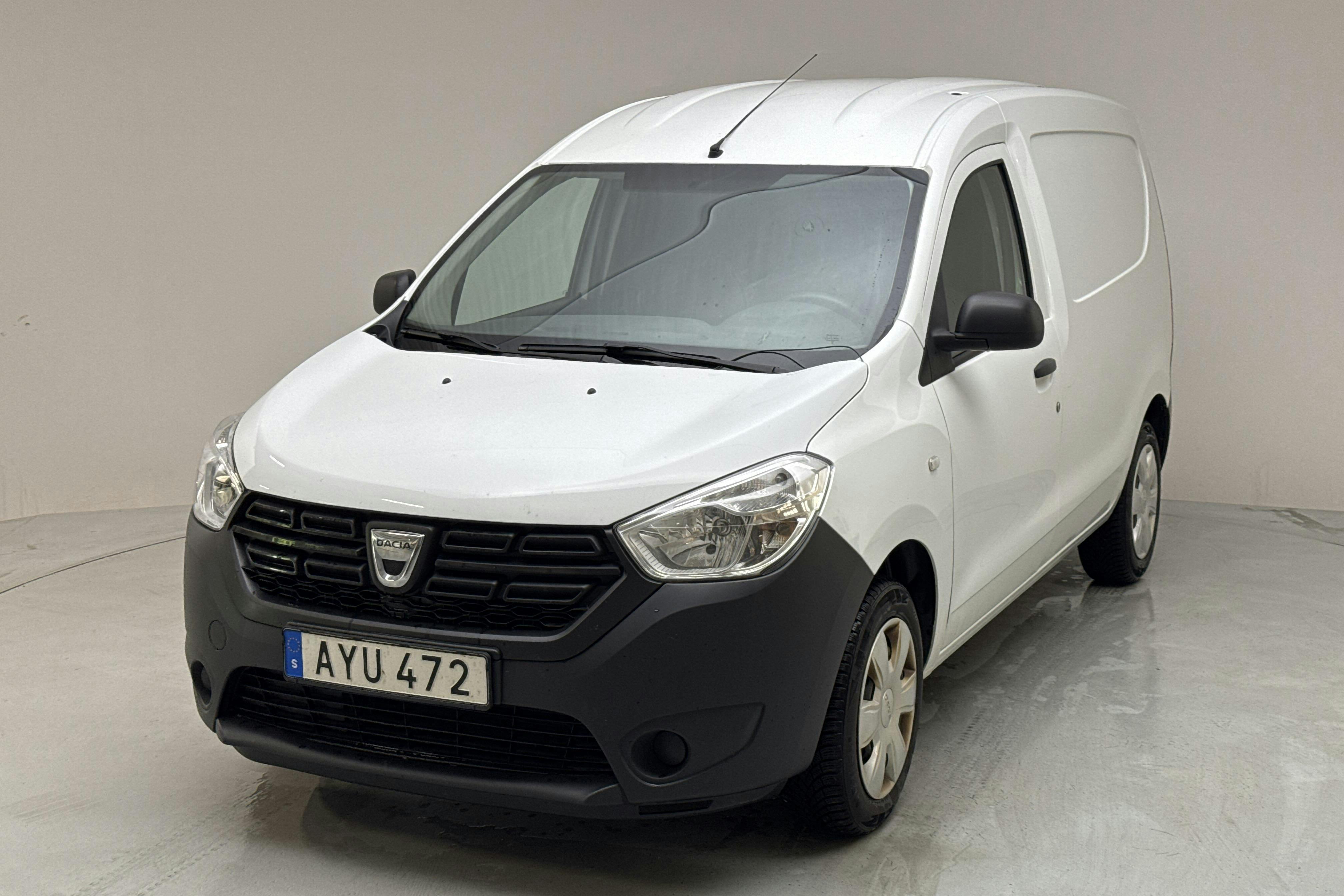 Presentationsfoto 1 av 10: Dacia Dokker Van 1.6 SCe (100hk) - 12 911 mil - Manuell - vit - 2018