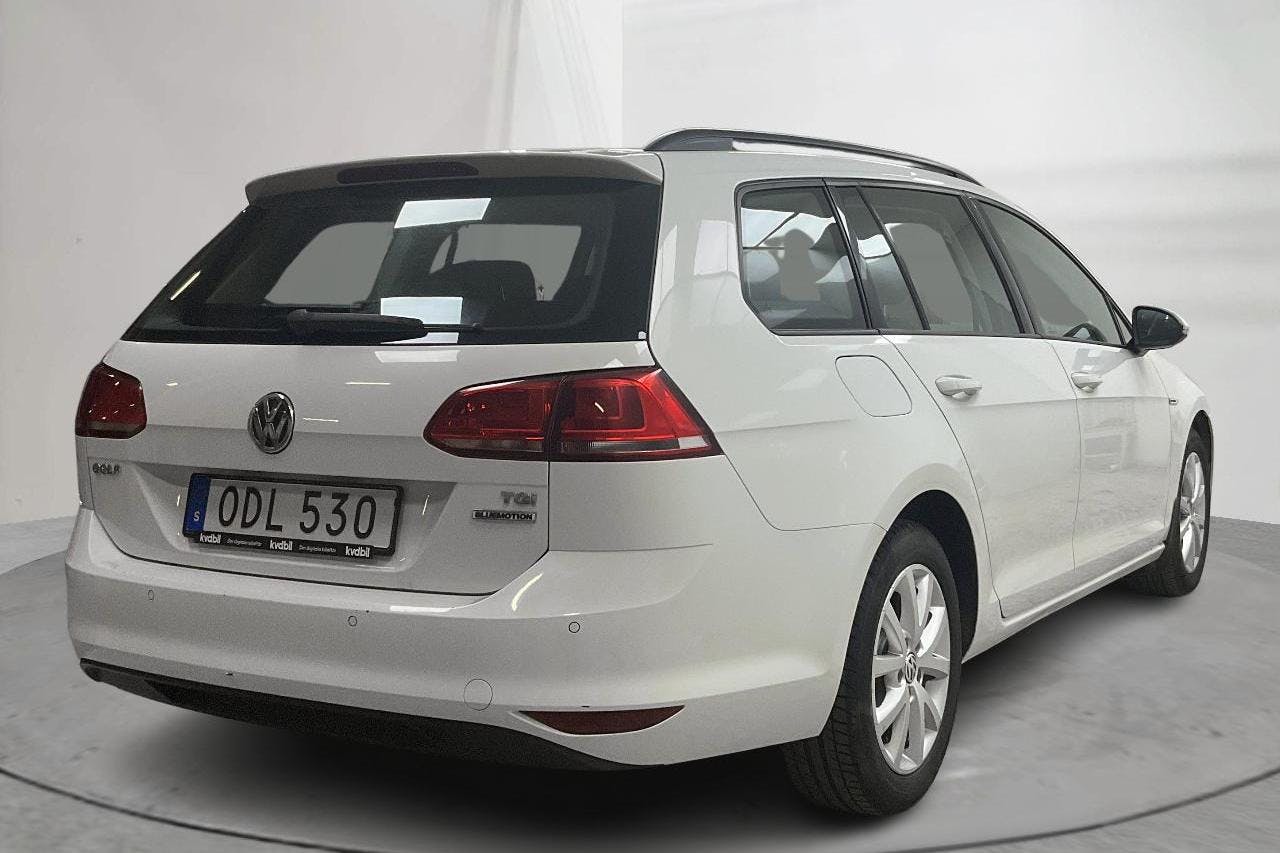 VW Golf VII 1.4 TGI BlueMotion Sportscombi (110hk) - 118 530 km - Käsitsi - valge - 2017