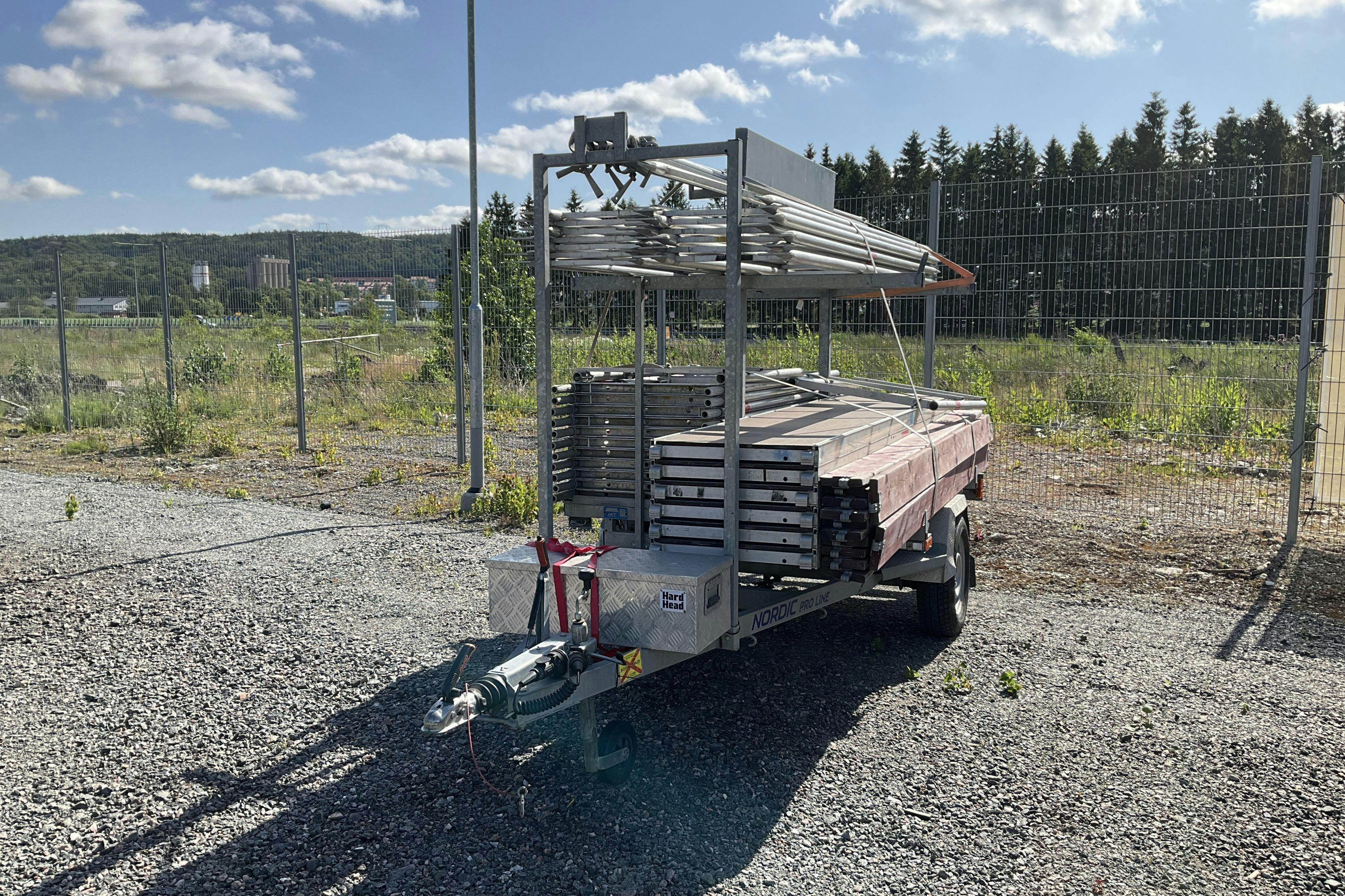 NORDIC 1200 Ställningsvagn med ställning - 0 km - grå - 2020