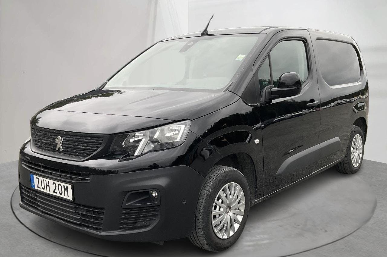 Peugeot Partner 1.5 HDI Skåp (100hk) - 5 462 mil - Manuell - svart - 2021