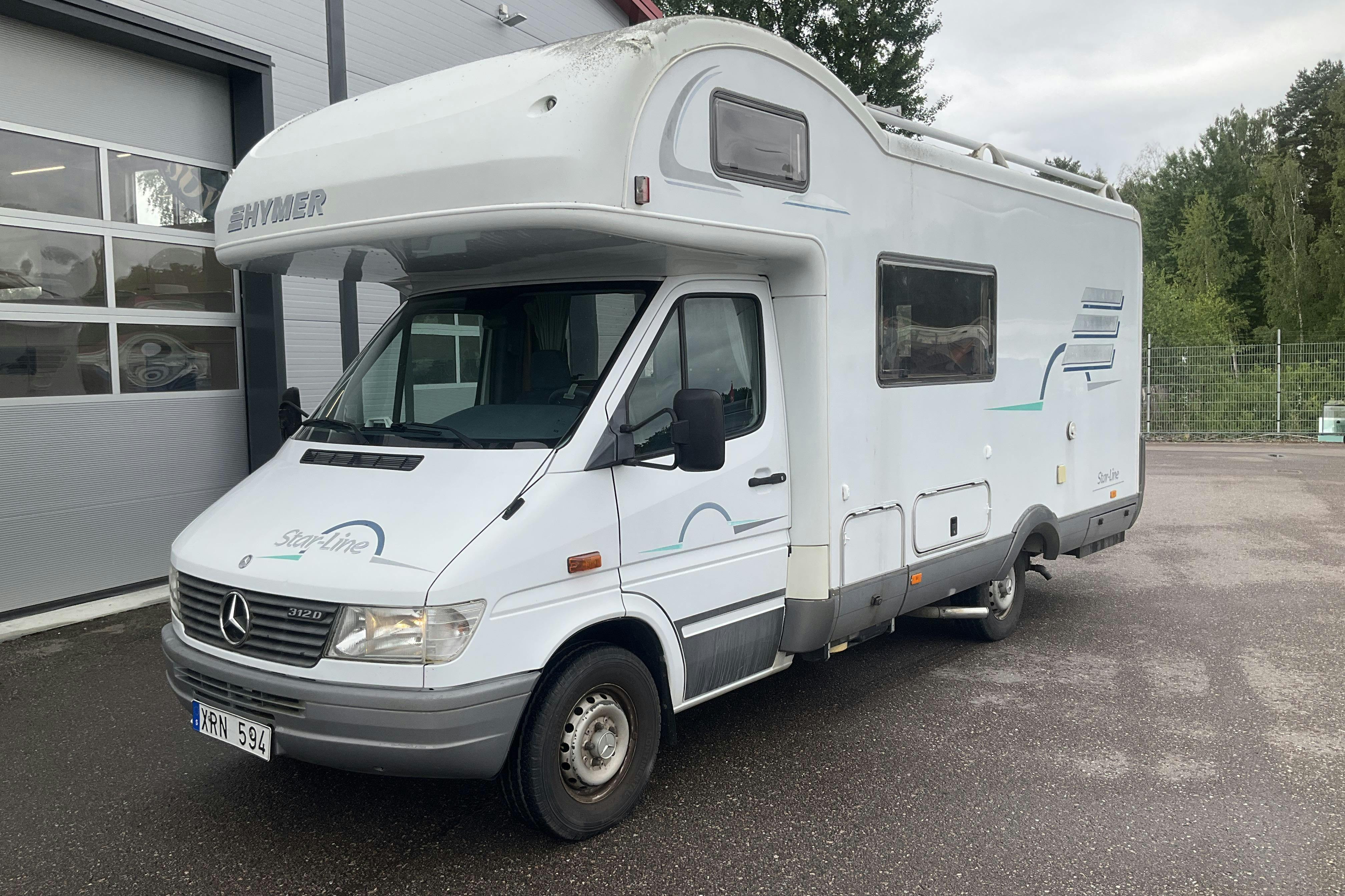 MERCEDES-BENZ HYMER B 640 Star-Line Husbil - 9 546 mil - Automat - vit - 1999