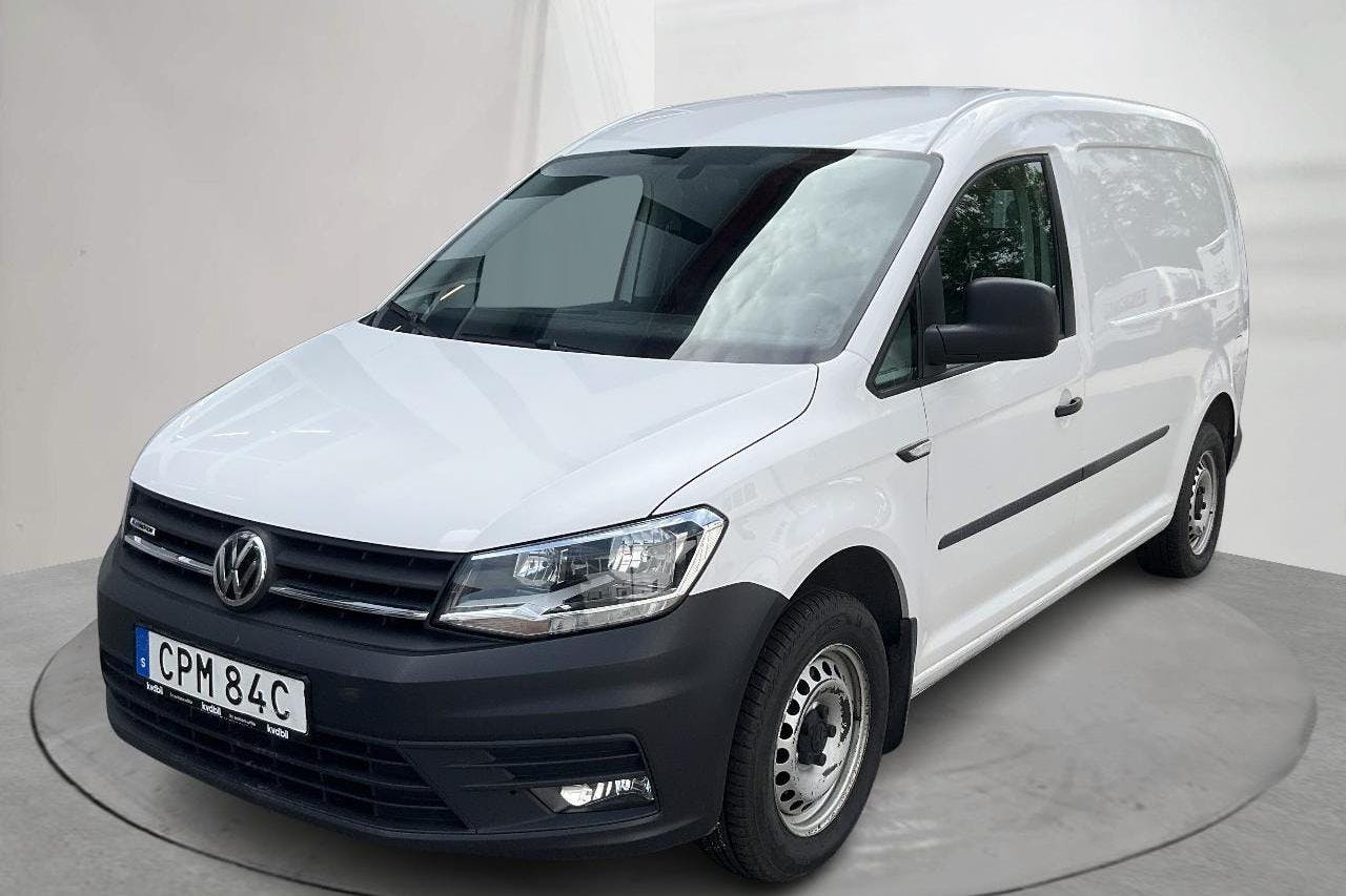 VW Caddy 1.4 TGI Maxi Skåp (110hk) - 6 801 mil - Manuell - vit - 2020