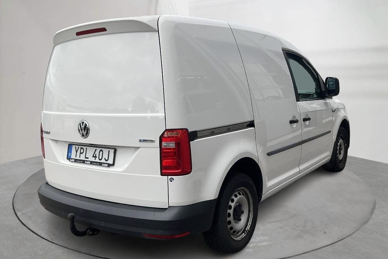 VW Caddy 1.4 TGI Skåp (110hk) - 68 350 km - Manualna - biały - 2020