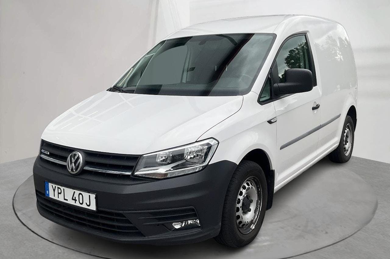 Zdjęcie prezentacyjne 1 z 14: VW Caddy 1.4 TGI Skåp (110hk) - 68 350 km - Manualna - biały - 2020