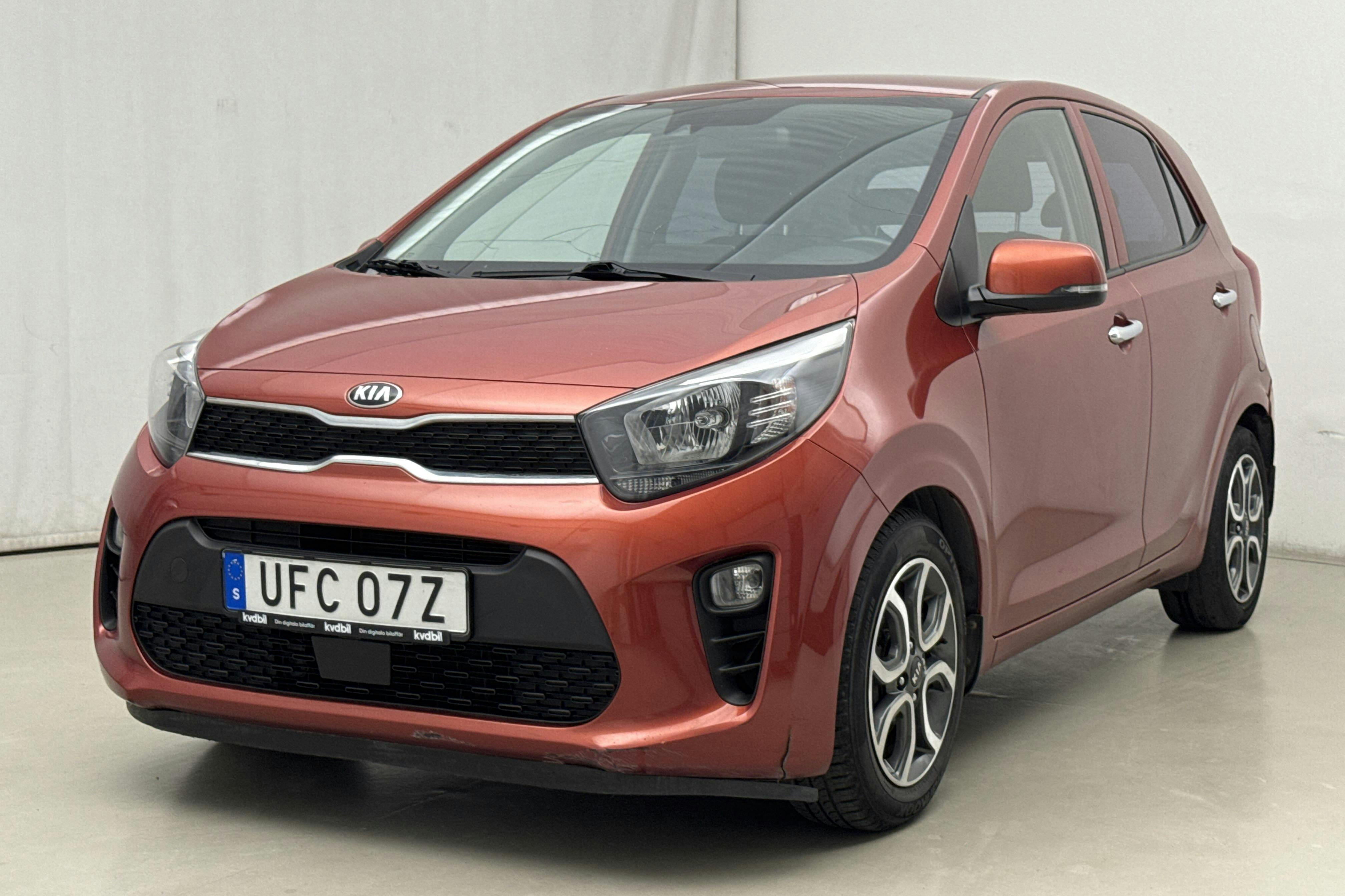 KIA Picanto 1.0 DPI (67hk) - 6 273 mil - Automat - orange - 2021