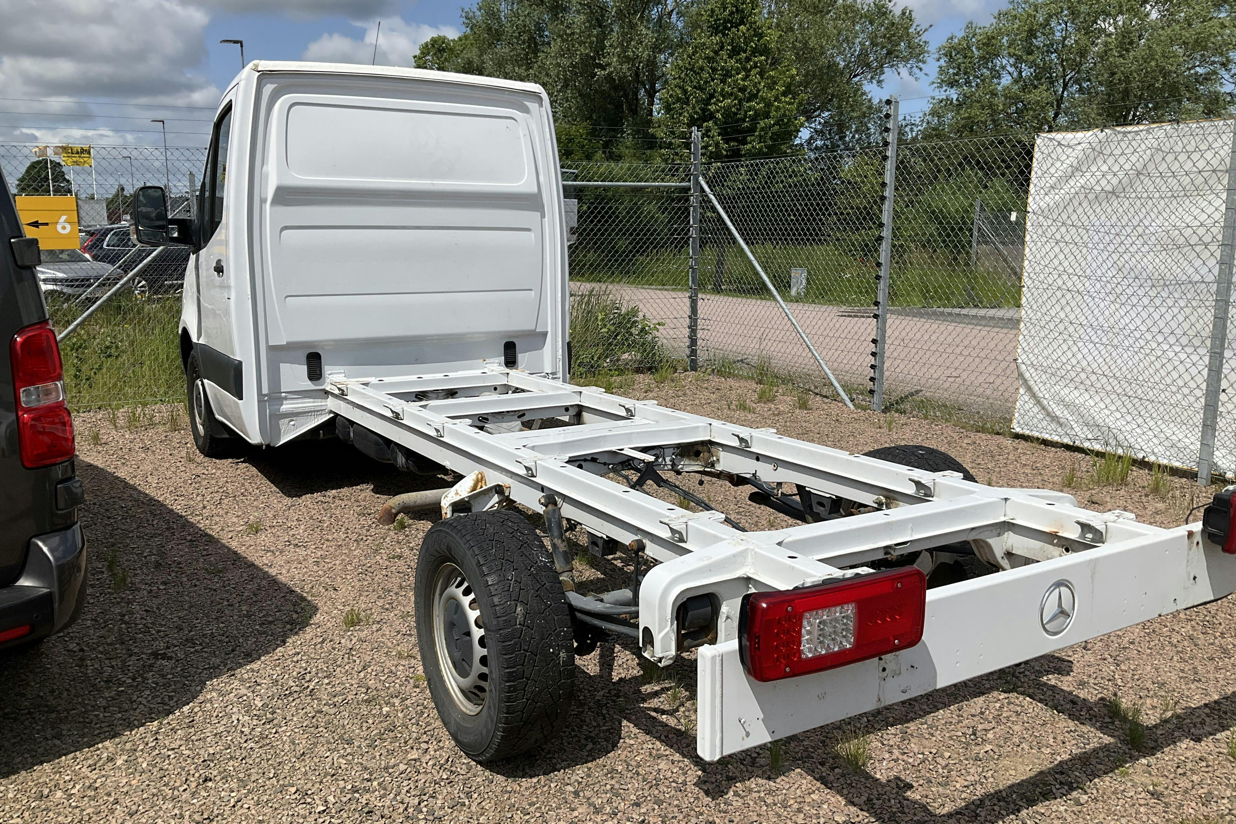 Presentation photo 10 of 10: Mercedes Sprinter 316 CDI Chassi RWD (163hk) - 155 040 km - Automatic - white - 2019