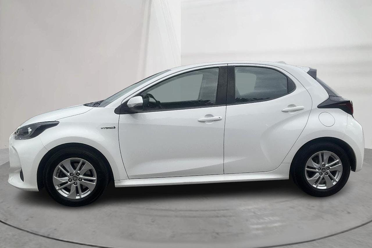 Presentation photo 2 of 14: Toyota Yaris 1.5 Hybrid 5dr (116hk) - 80 610 km - Automatic - white - 2021