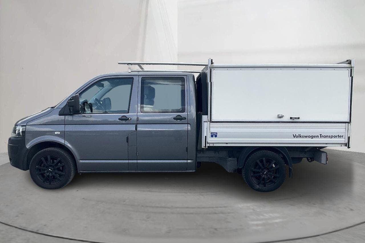 Presentationsfoto 2 av 13: VW Transporter T5 2.0 BiTDI Pickup 4MOTION (180hk) - 14 249 mil - Manuell - grå - 2014