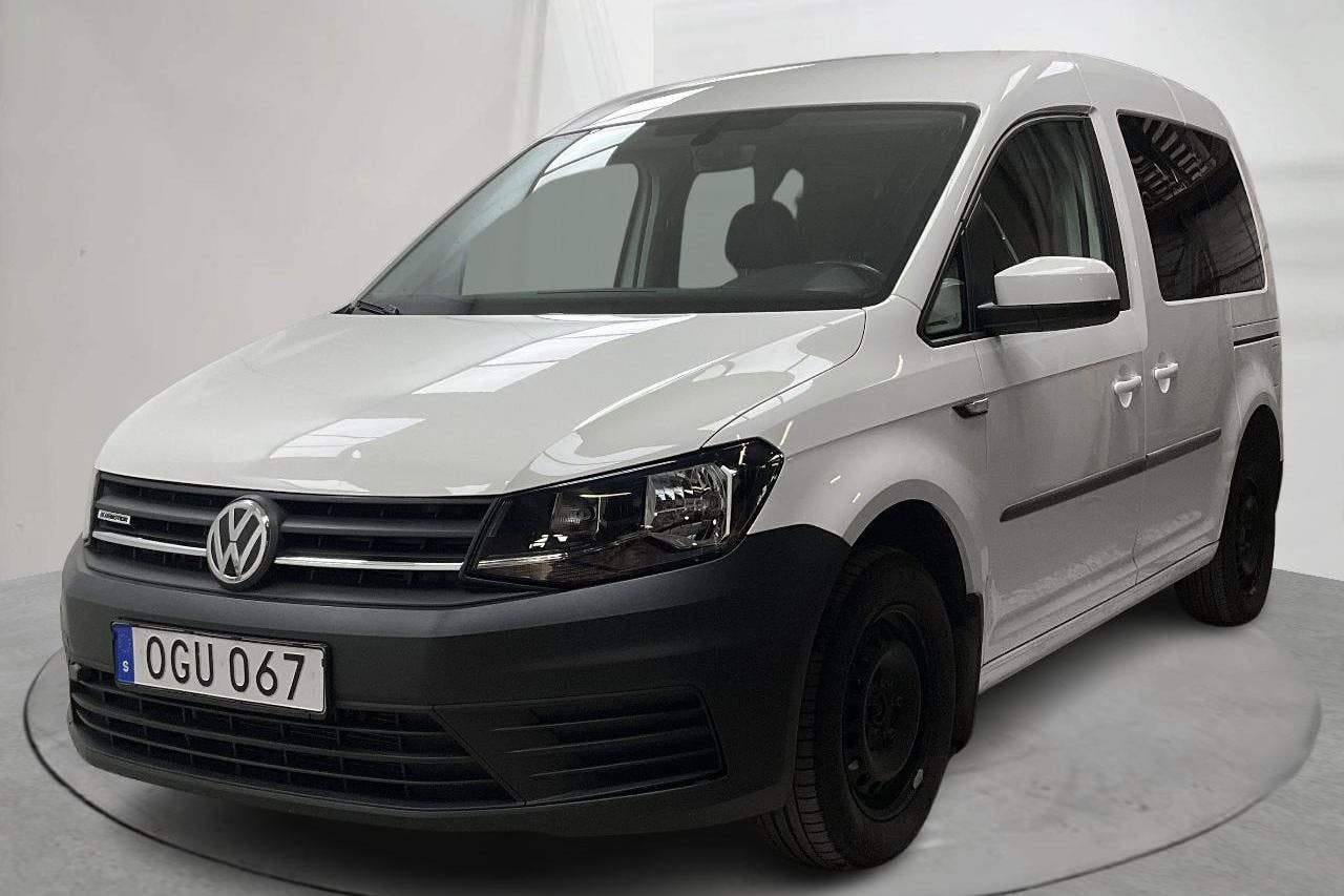 Presentation photo 1 of 13: VW Caddy Life 1.4 TGI (110hk) - 65 300 km - Manual - white - 2017