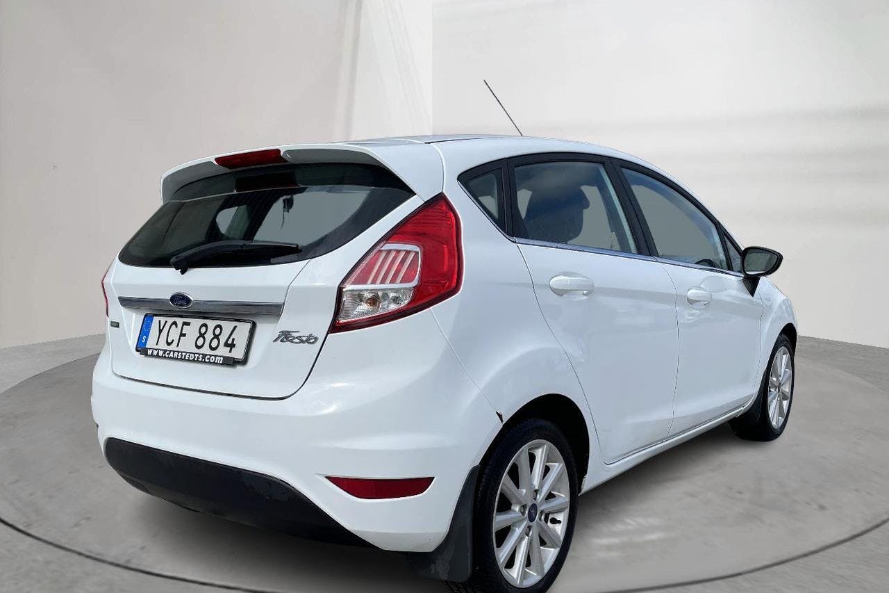 Ford Fiesta 1.0T EcoBoost 5dr (100hk) - 82 020 km - Käsitsi - valge - 2016