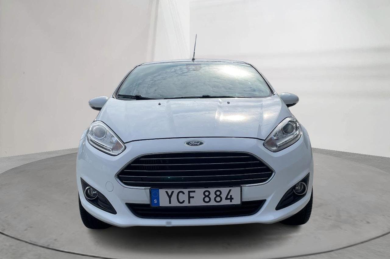 Ford Fiesta 1.0T EcoBoost 5dr (100hk) - 82 020 km - Käsitsi - valge - 2016