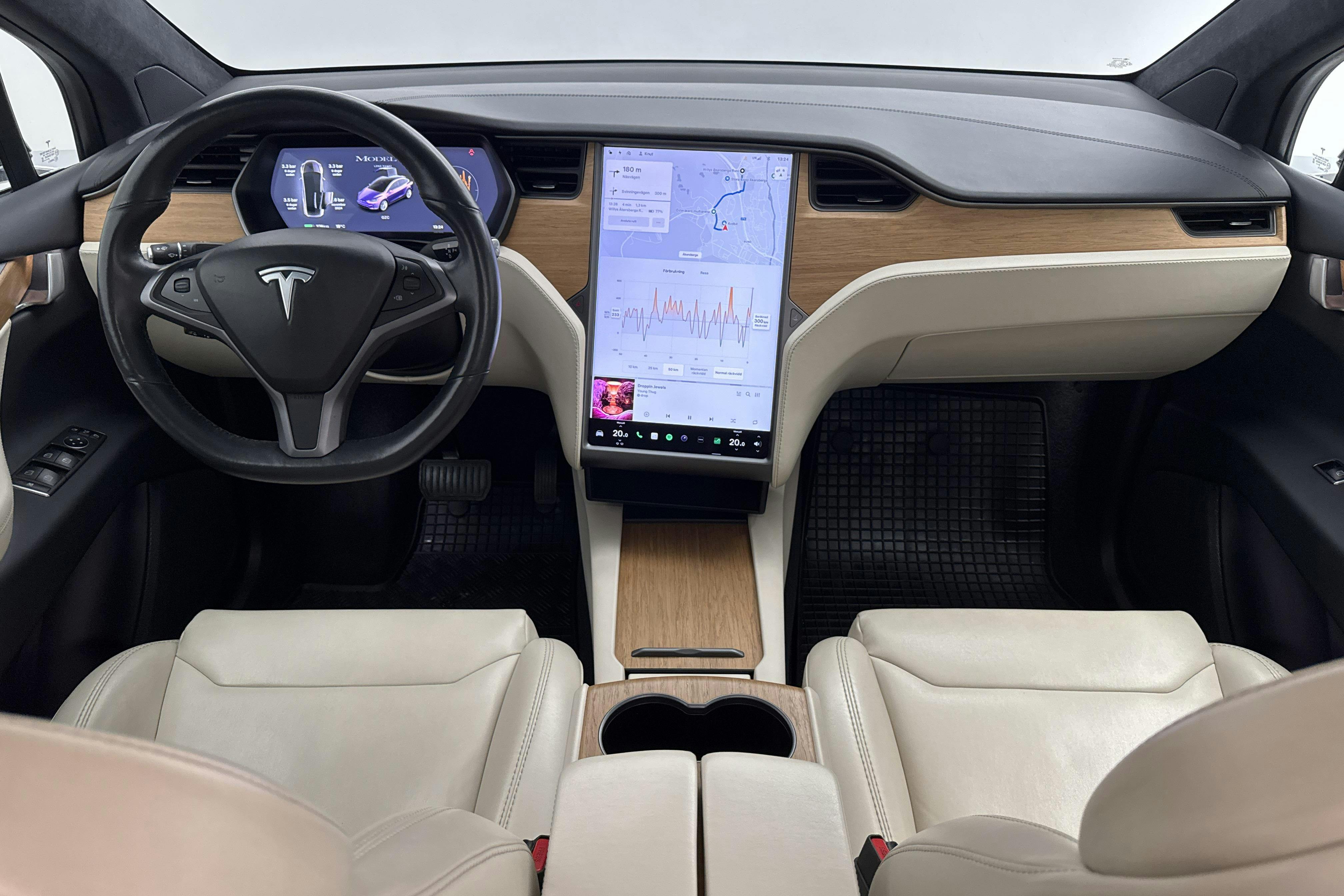 Tesla Model X Dual Motor Long Range AWD - 5 432 mil - Automat - grå - 2020