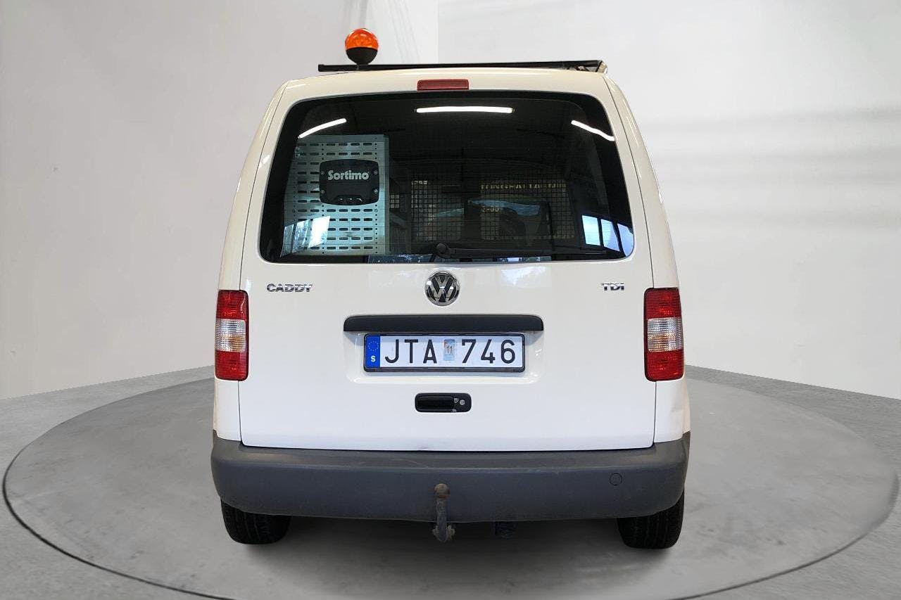 VW Caddy 1.9 TDI Skåp (105hk) - 141 060 km - Automaatne - valge - 2009