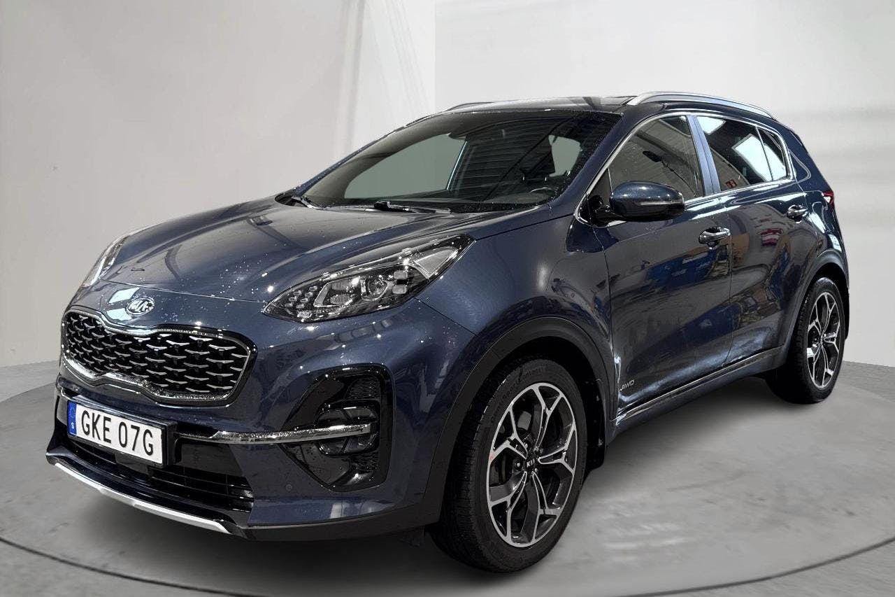 KIA Sportage 1.6 T-GDI AWD (177hk) - 7 426 mil - Automat - blå - 2020