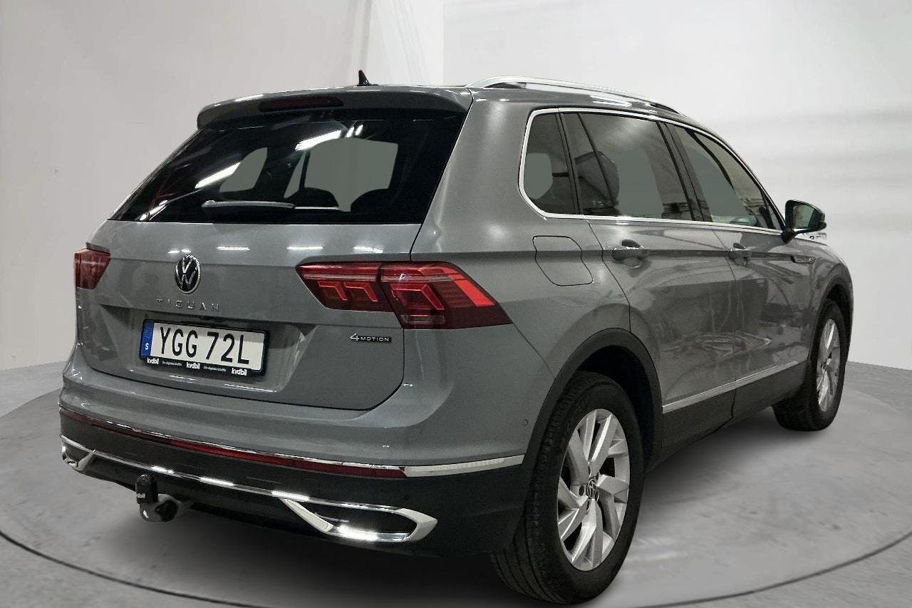 VW Tiguan 2.0 TDI 4MOTION (200hk) - 15 319 mil - Automat - grå - 2022