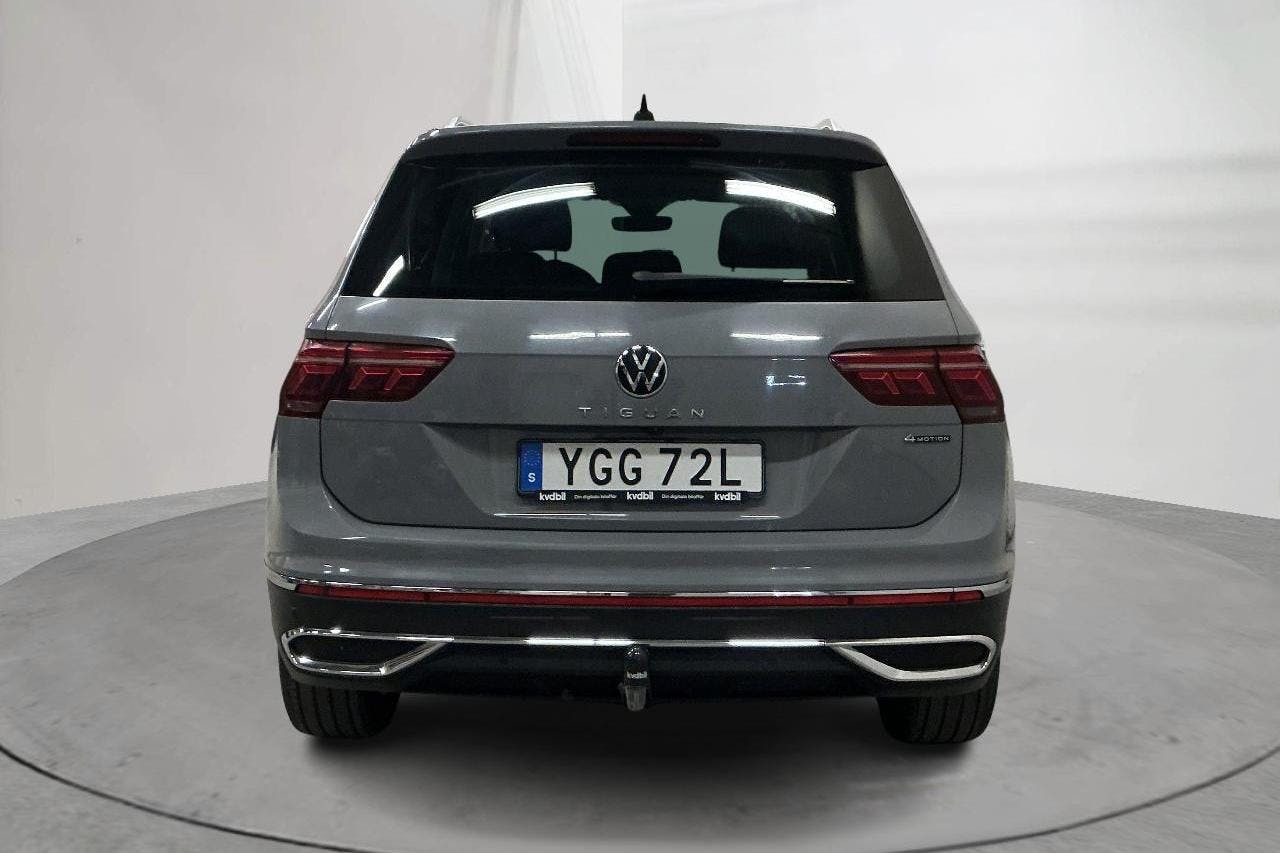 VW Tiguan 2.0 TDI 4MOTION (200hk) - 15 319 mil - Automat - grå - 2022