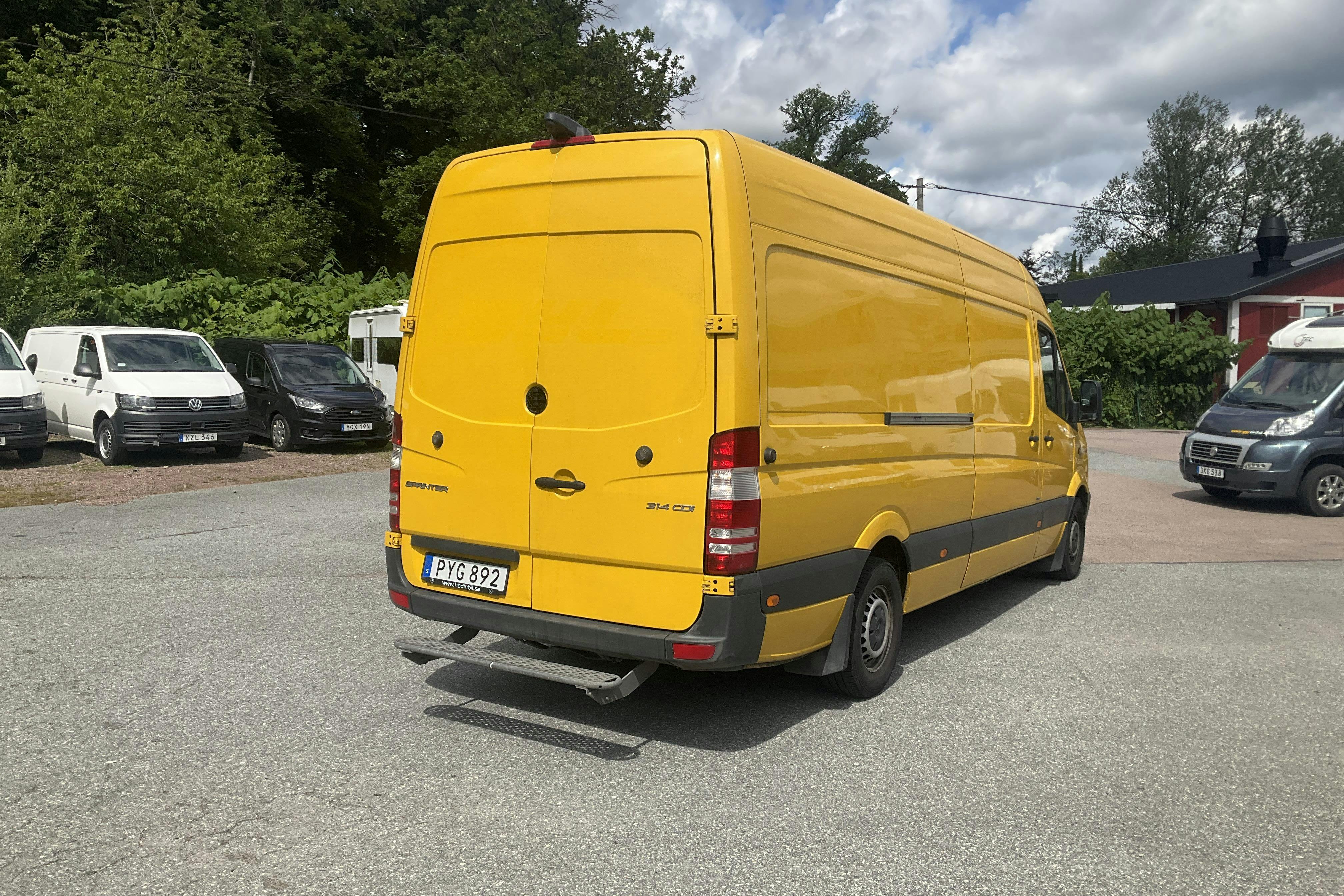Mercedes Sprinter 314 CDI (143hk) - 457 190 km - Automaatne - kollane - 2018