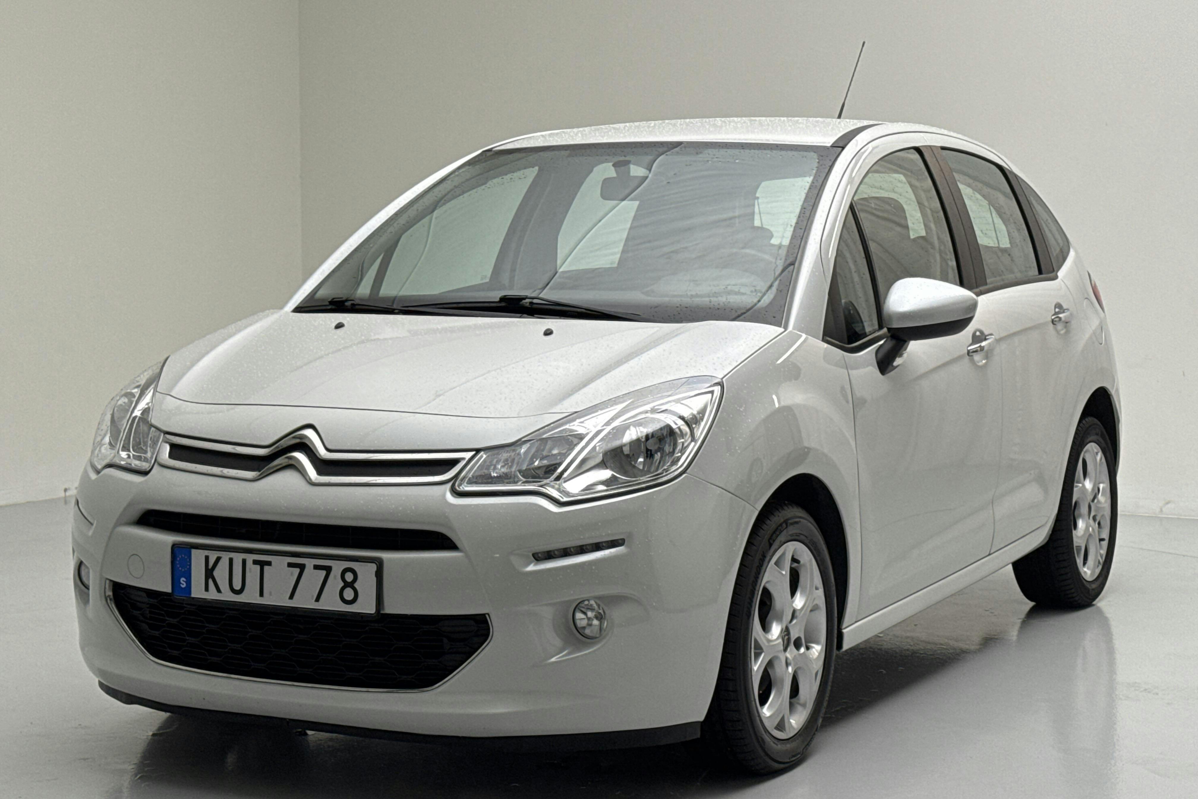 Esitlusfoto 1 aadressil 12: Citroën C3 1.2 VTi (82hk) - 68 230 km - Käsitsi - valge - 2015