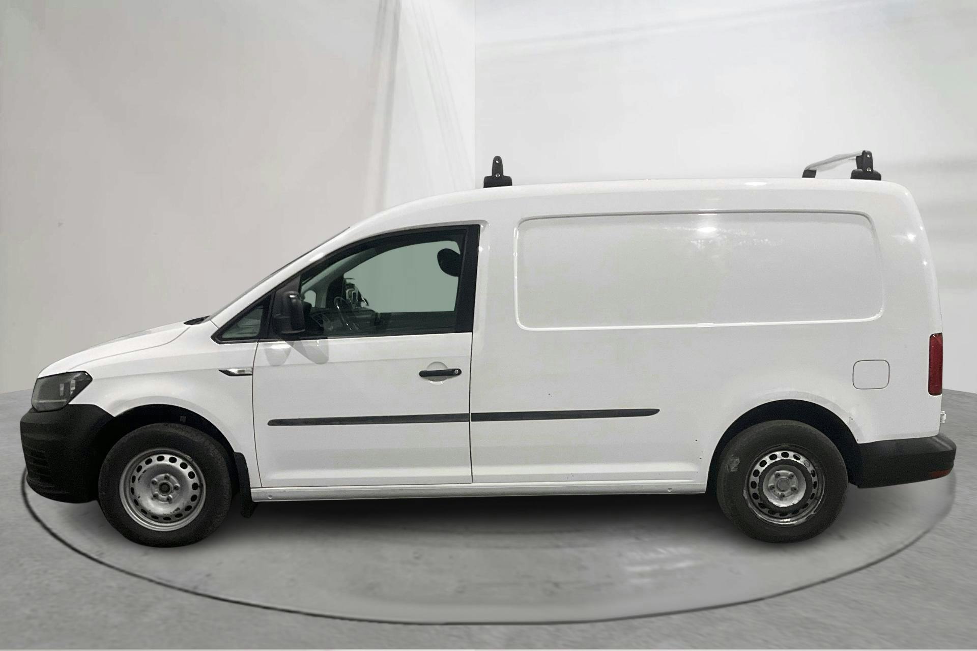 Presentation photo 2 of 13: VW Caddy 2.0 TDI Maxi Skåp (102hk) - 164 600 km - Automatic - white - 2017