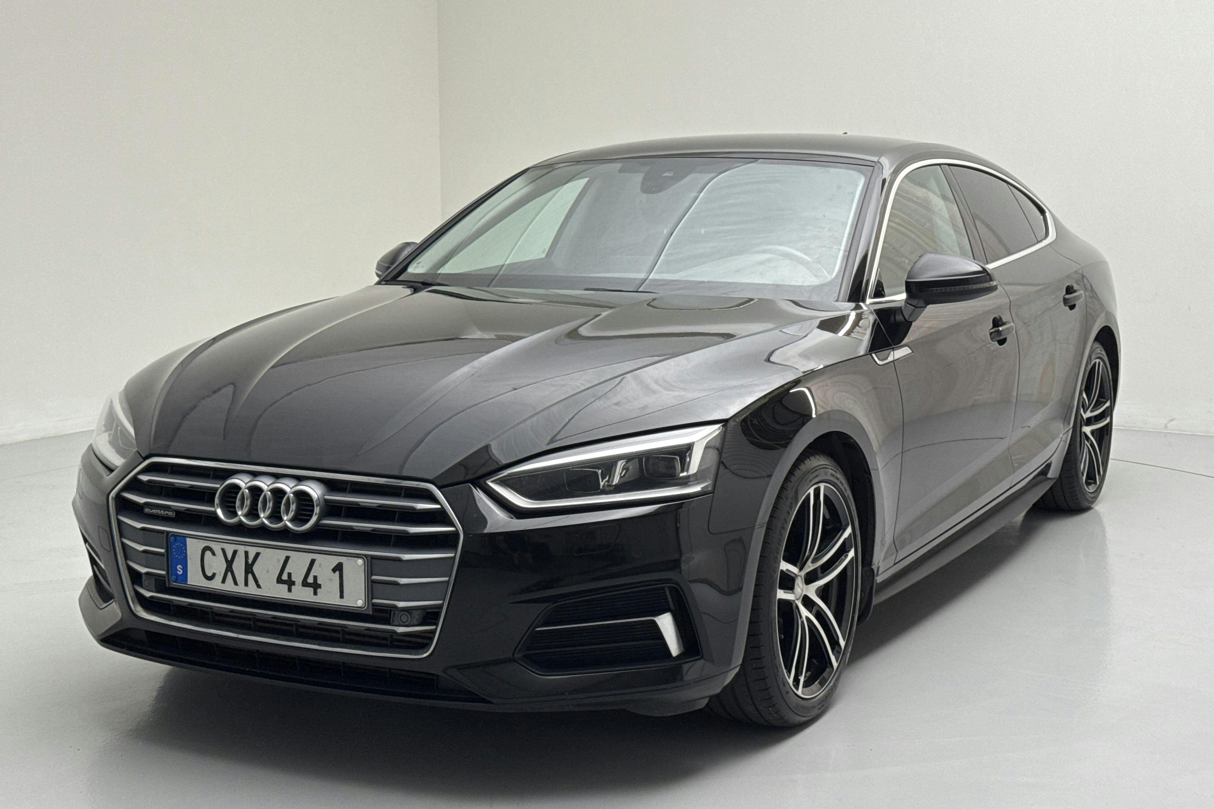 Audi A5 2.0 TFSI Sportback quattro (252hk) - 122 760 km - Automatic - black - 2018