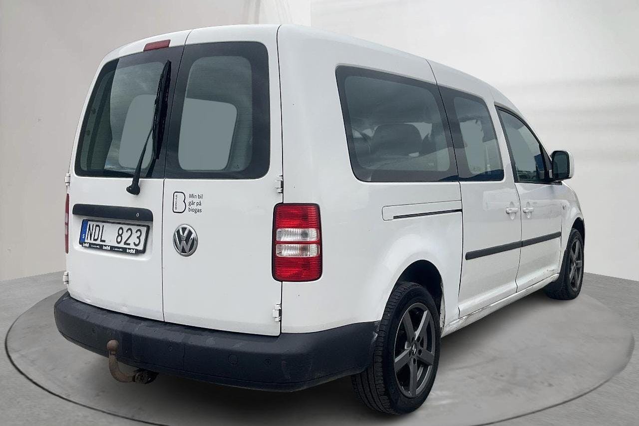 VW Caddy Maxi Life 2.0 EcoFuel (109hk) - 11 212 mil - Manuell - vit - 2013