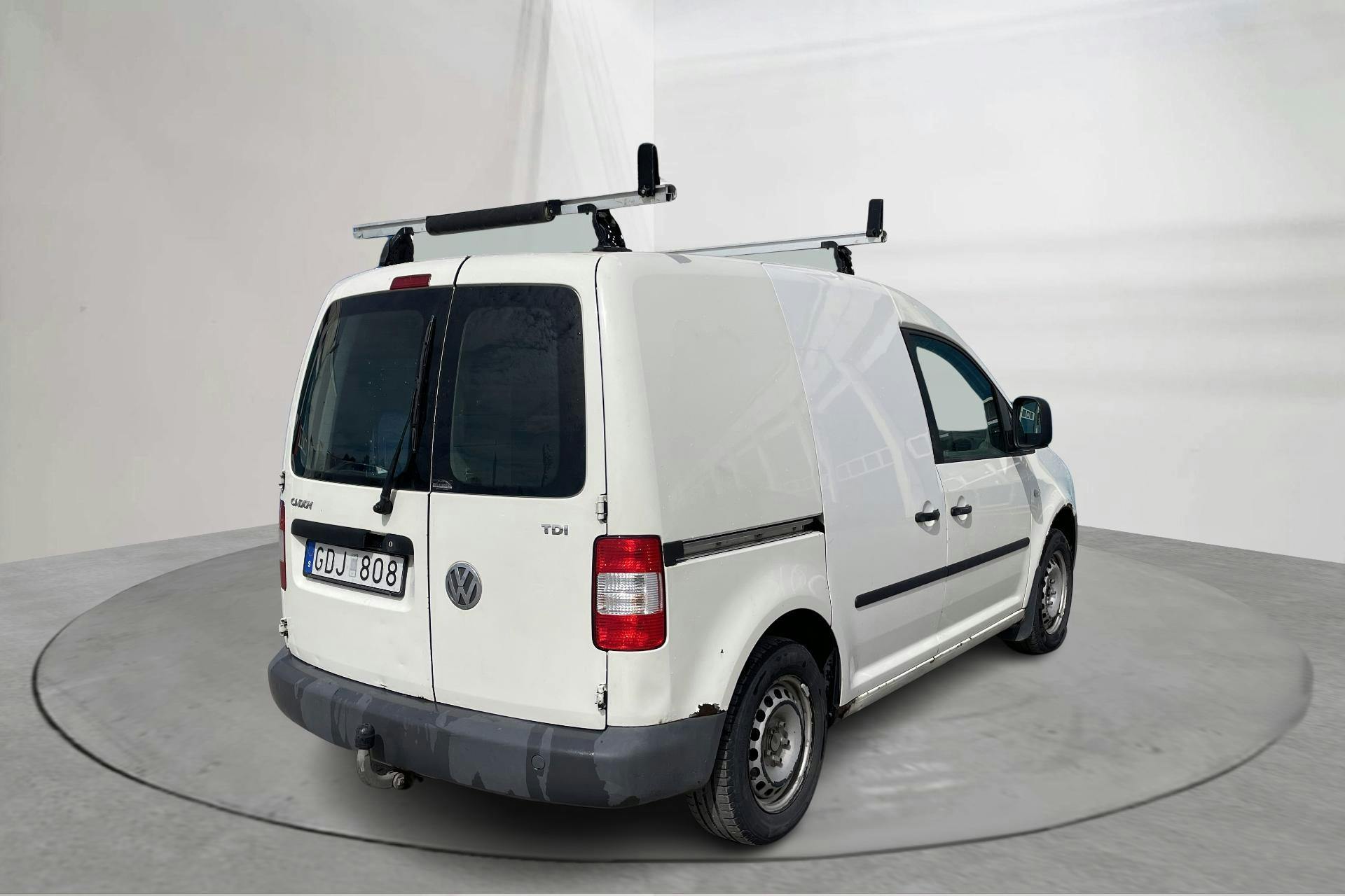VW Caddy 1.9 TDI Skåp (105hk) - 14 563 mil - Manuell - vit - 2006