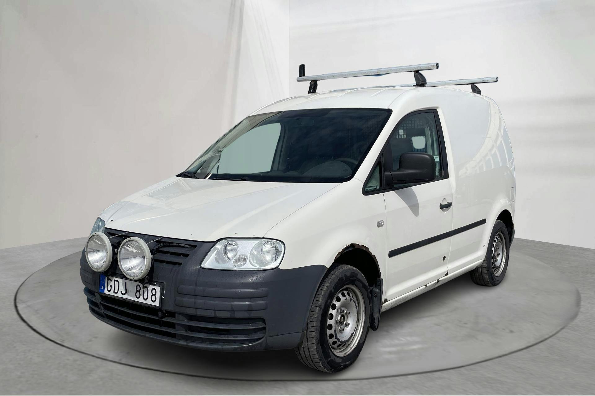 VW Caddy 1.9 TDI Skåp (105hk) - 14 563 mil - Manuell - vit - 2006