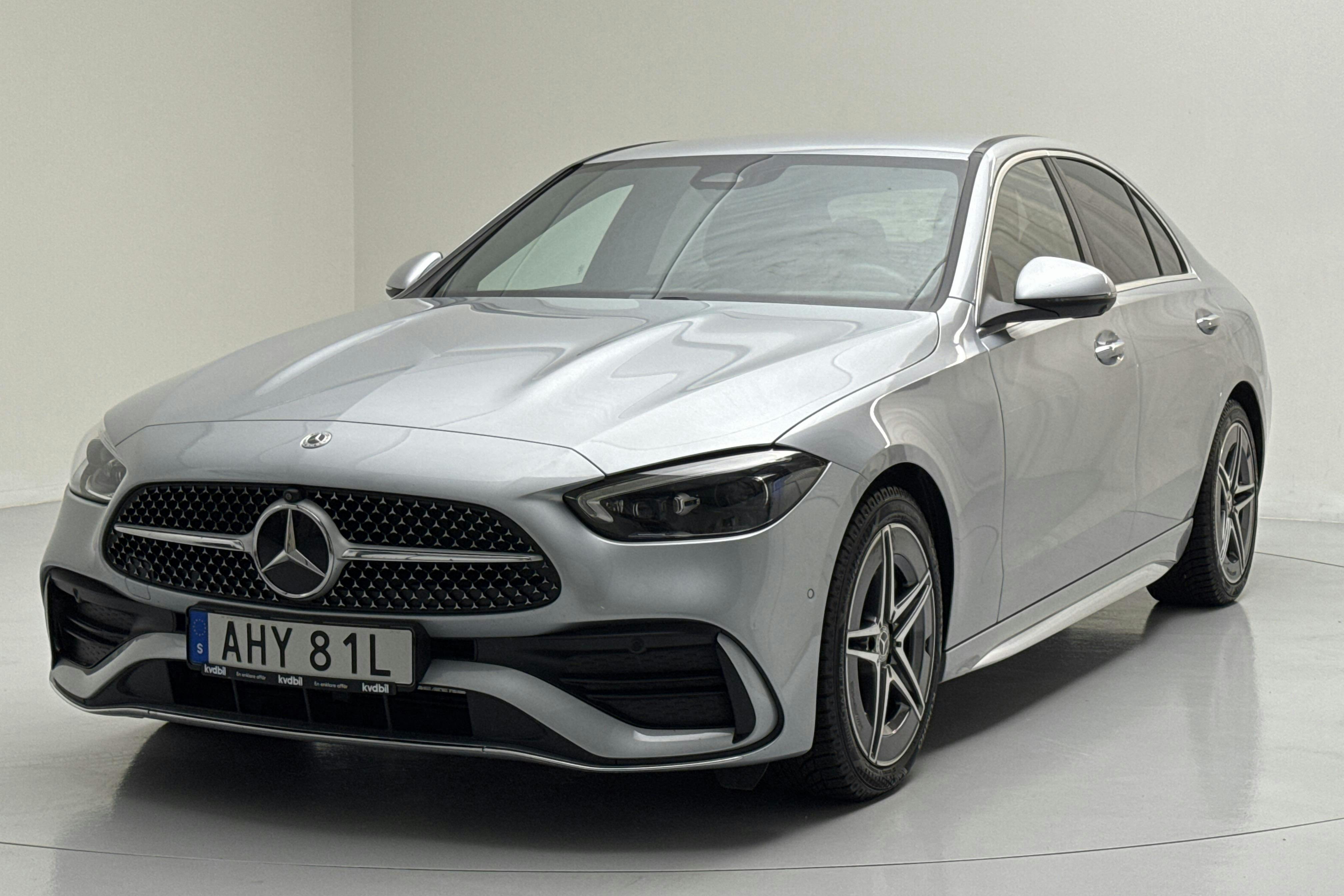 Mercedes C 220 d Sedan W206 (200hk) - 1 131 mil - Automat - silver - 2023