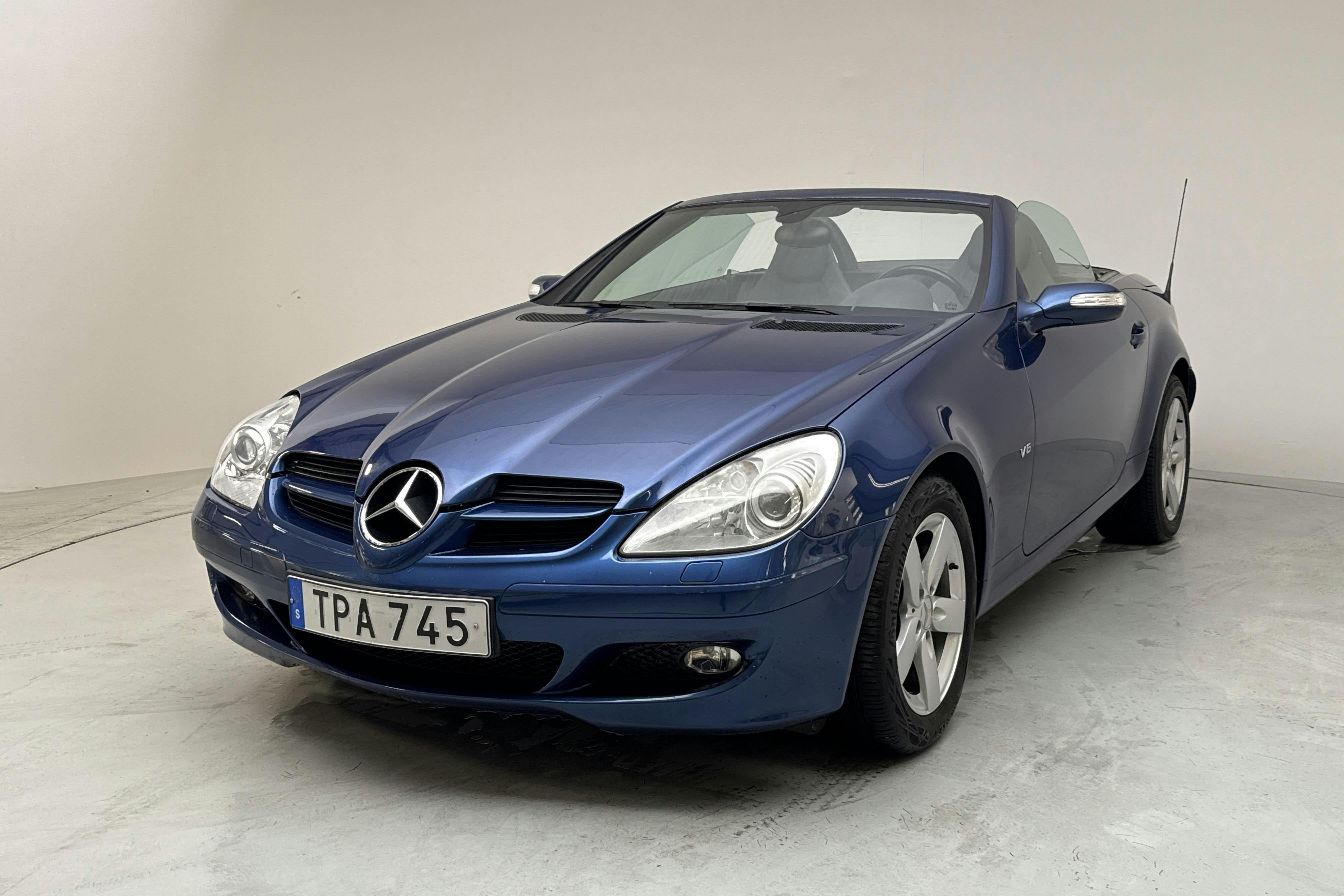 Presentation photo 1 of 15: Mercedes SLK 280 R171 (231hk) - 124 070 km - Manual - blue - 2007