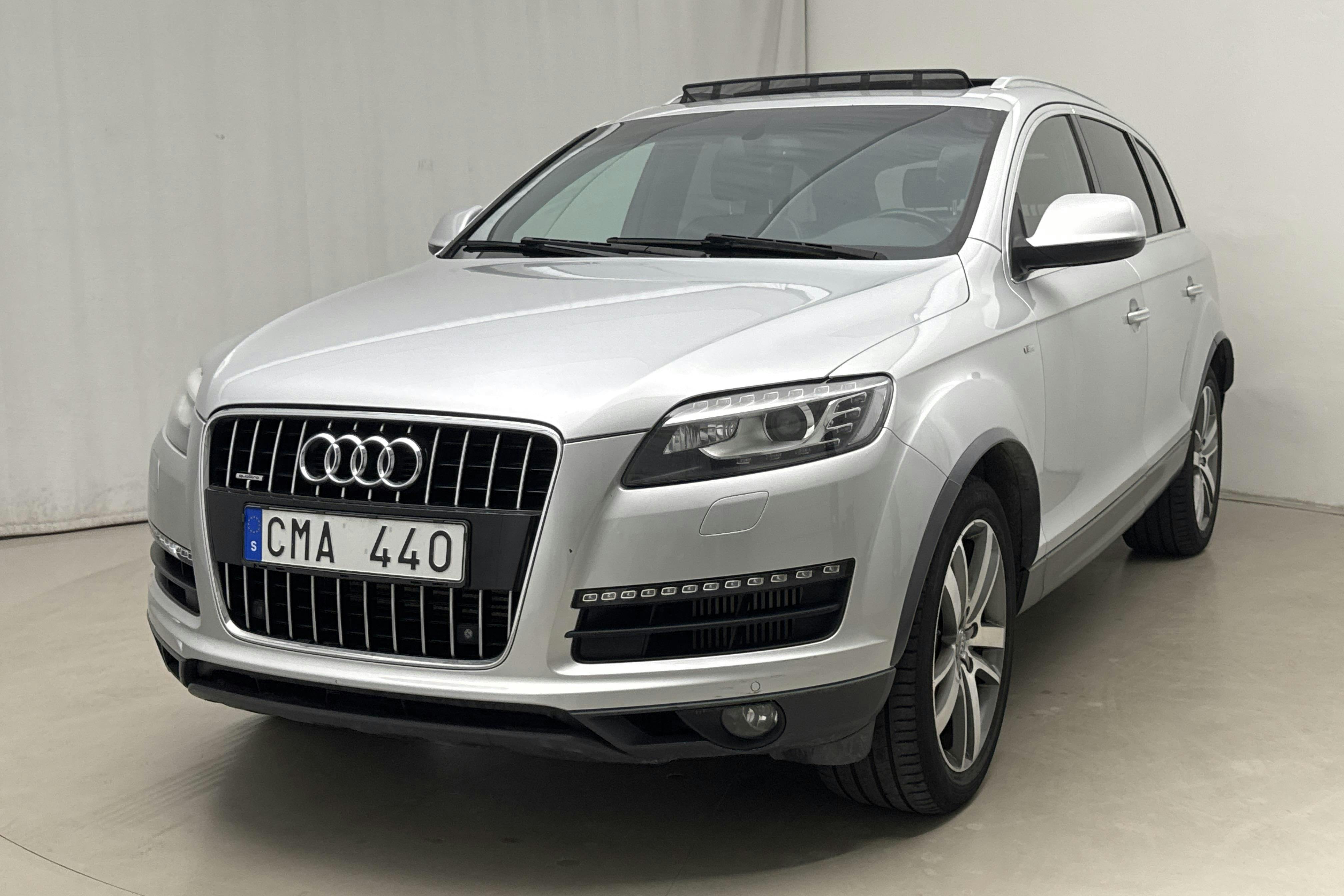 Audi Q7 3.0 TDI quattro (240hk) - 202 010 km - Automatic - silver - 2011