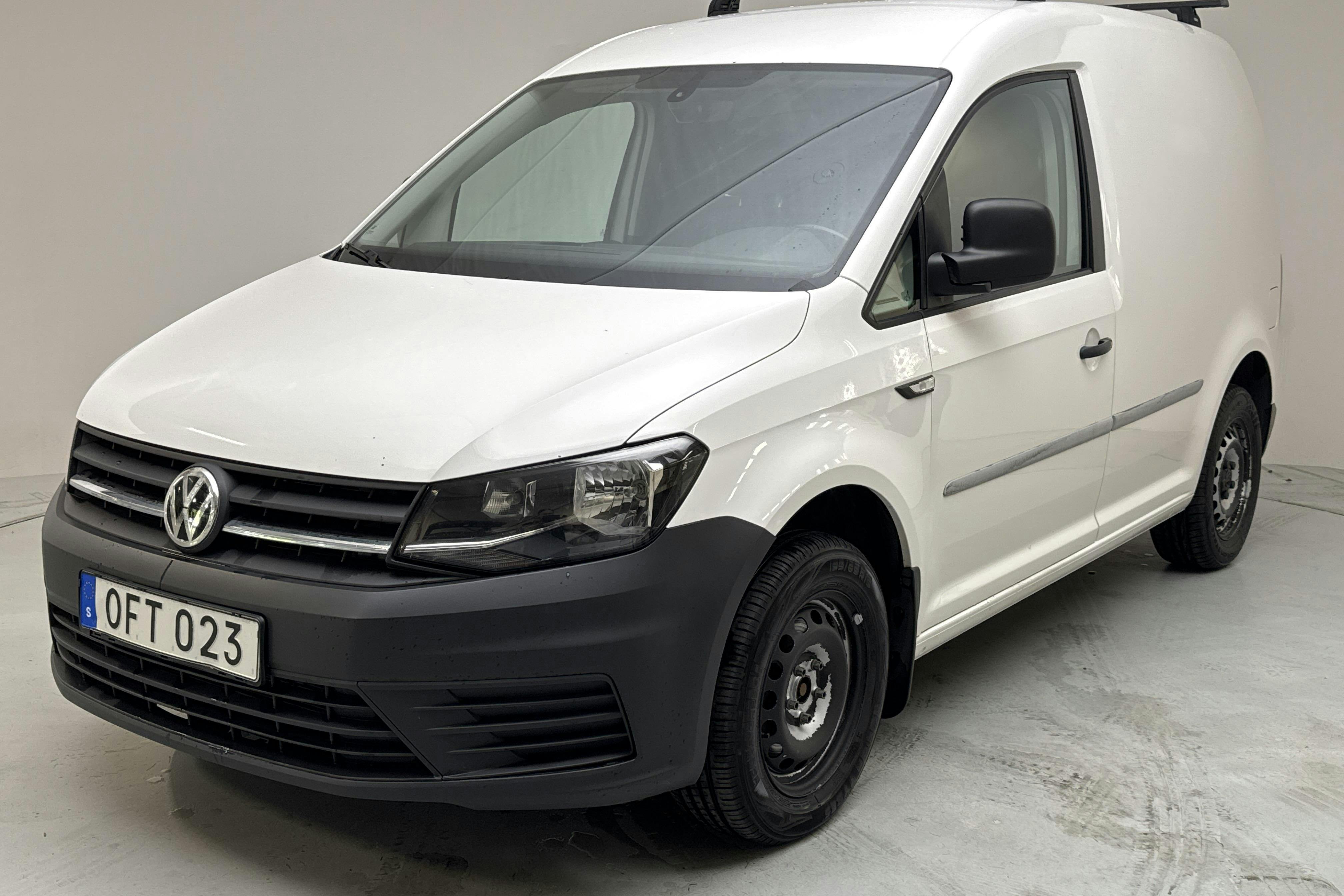 VW Caddy 2.0 TDI Skåp (102hk) - 13 738 mil - Manuell - vit - 2017