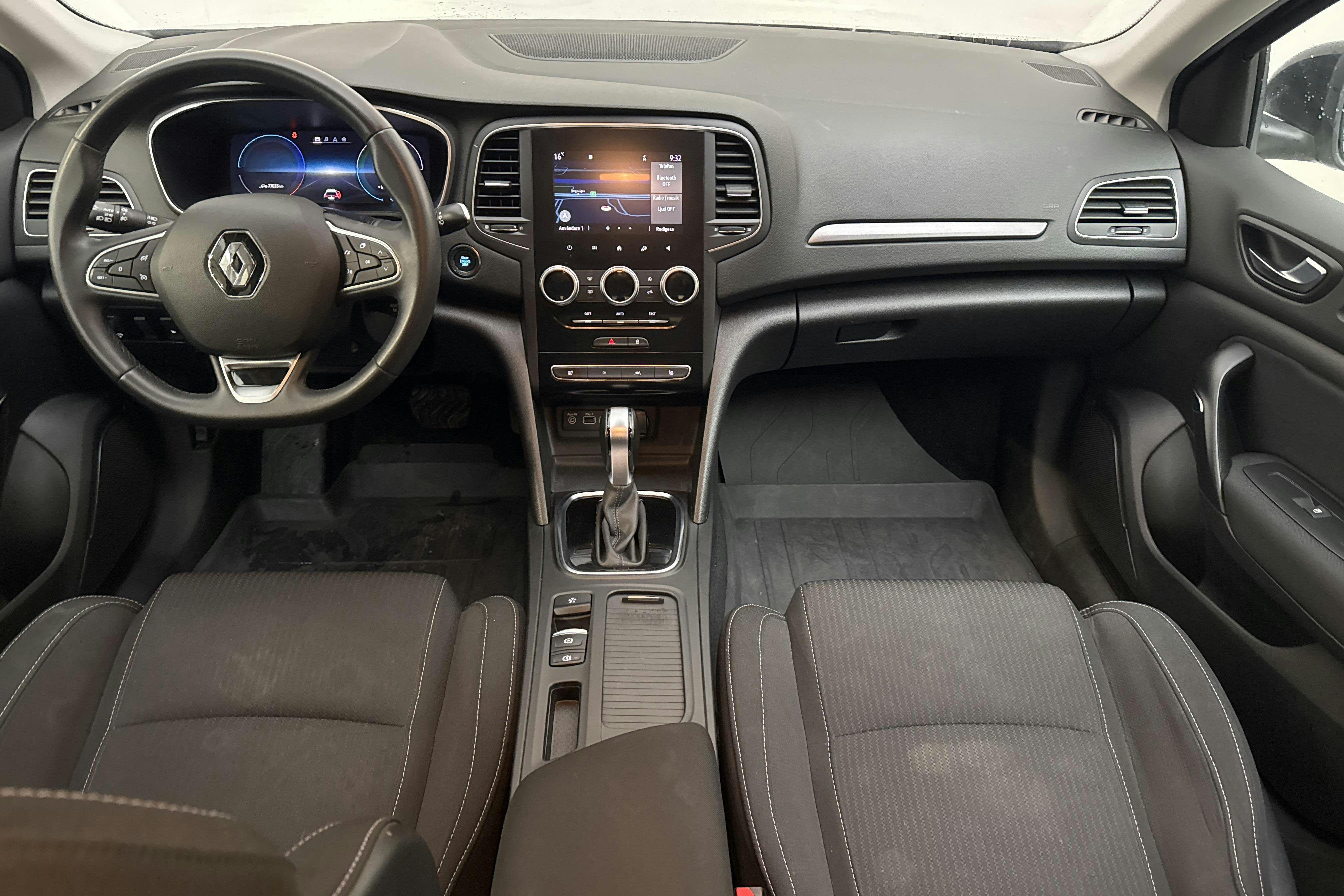 Renault Mégane 1.6 E-TECH Sport Tourer (160hk) - 77 030 km - Automaatne - must - 2021