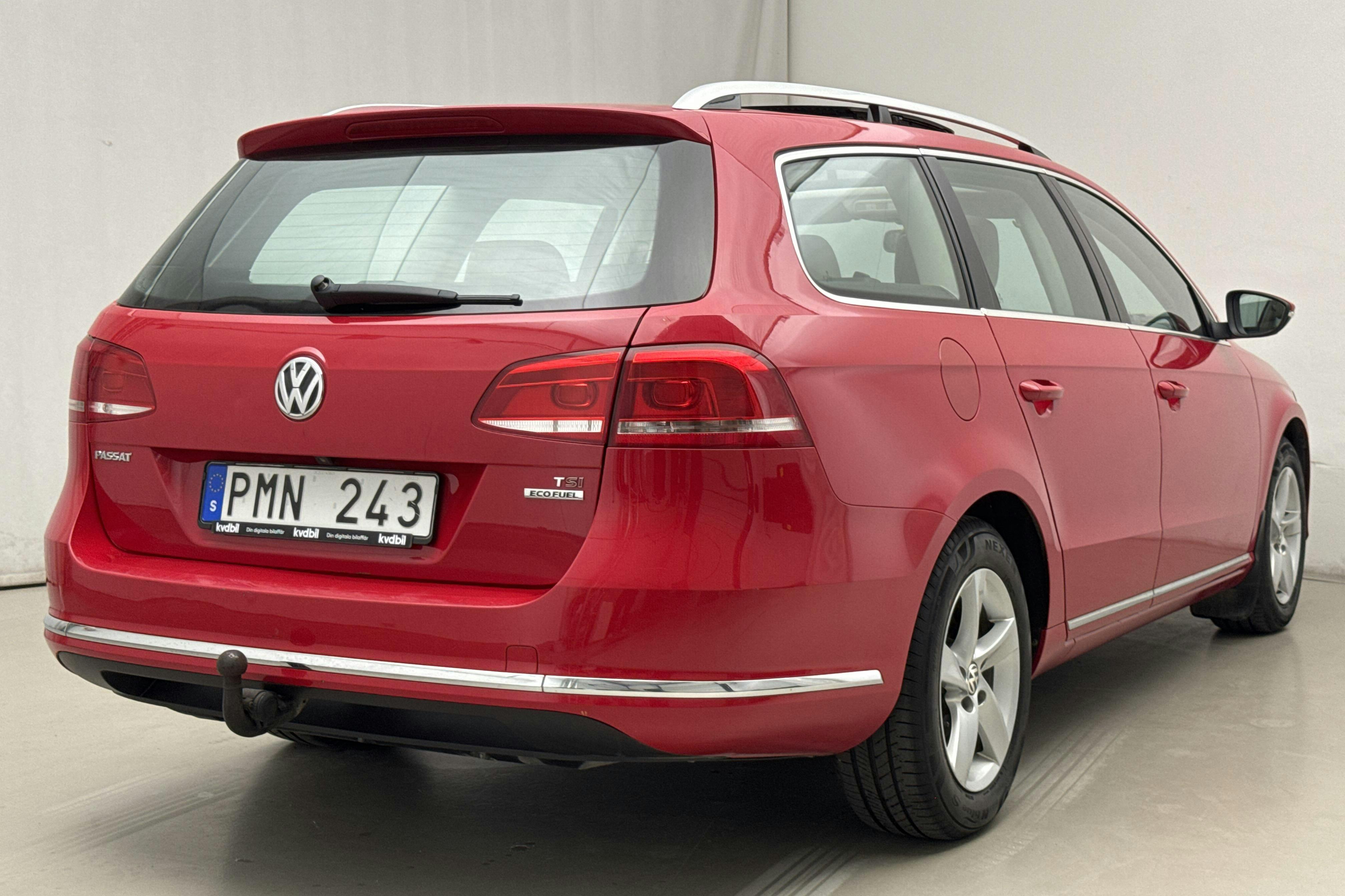 VW Passat 1.4 TSI EcoFuel Variant (150hk) - 184 200 km - Automaatne - punane - 2012
