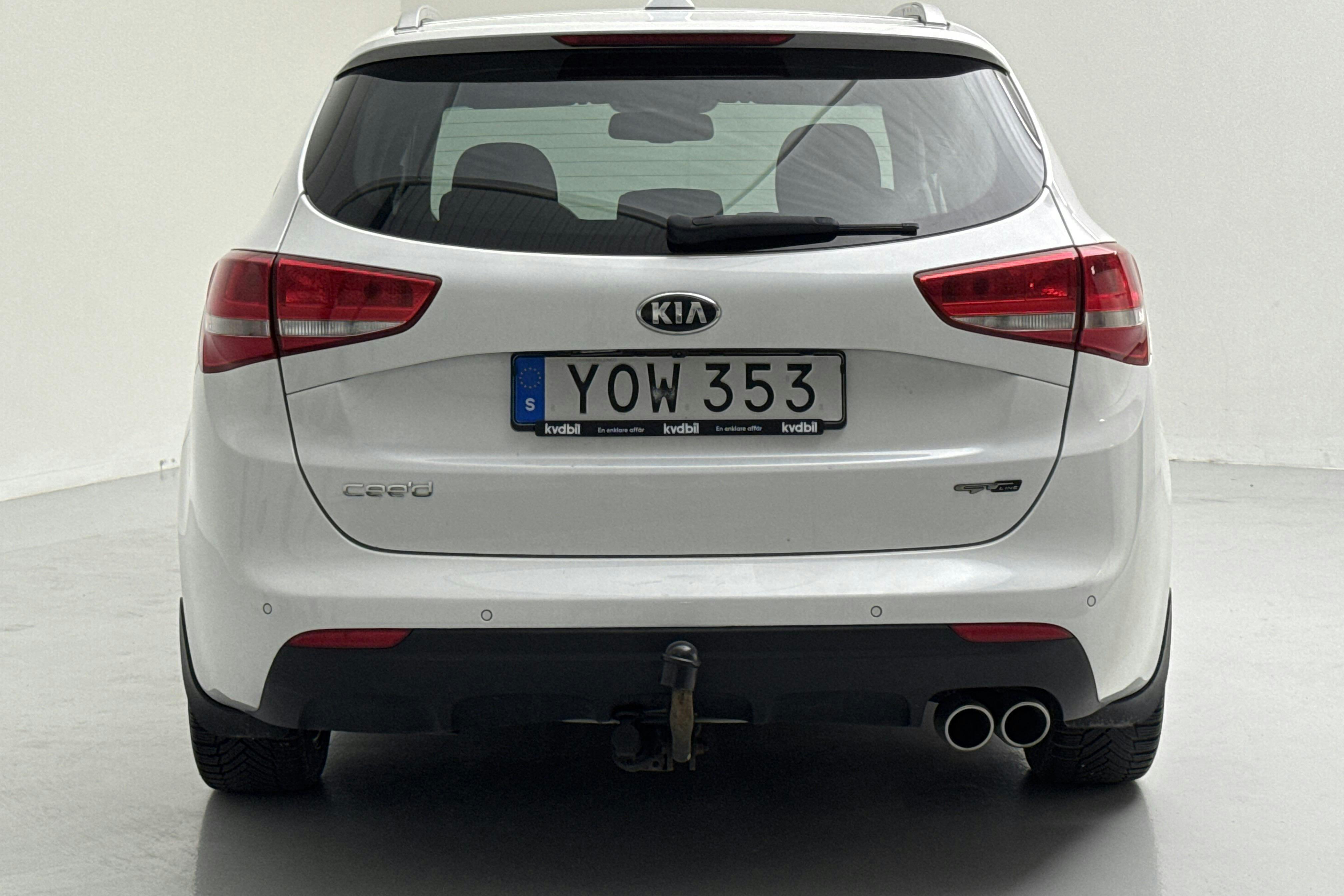 KIA Cee'd 1.6 CRDi SW (136hk) - 14 520 mil - Automat - vit - 2017