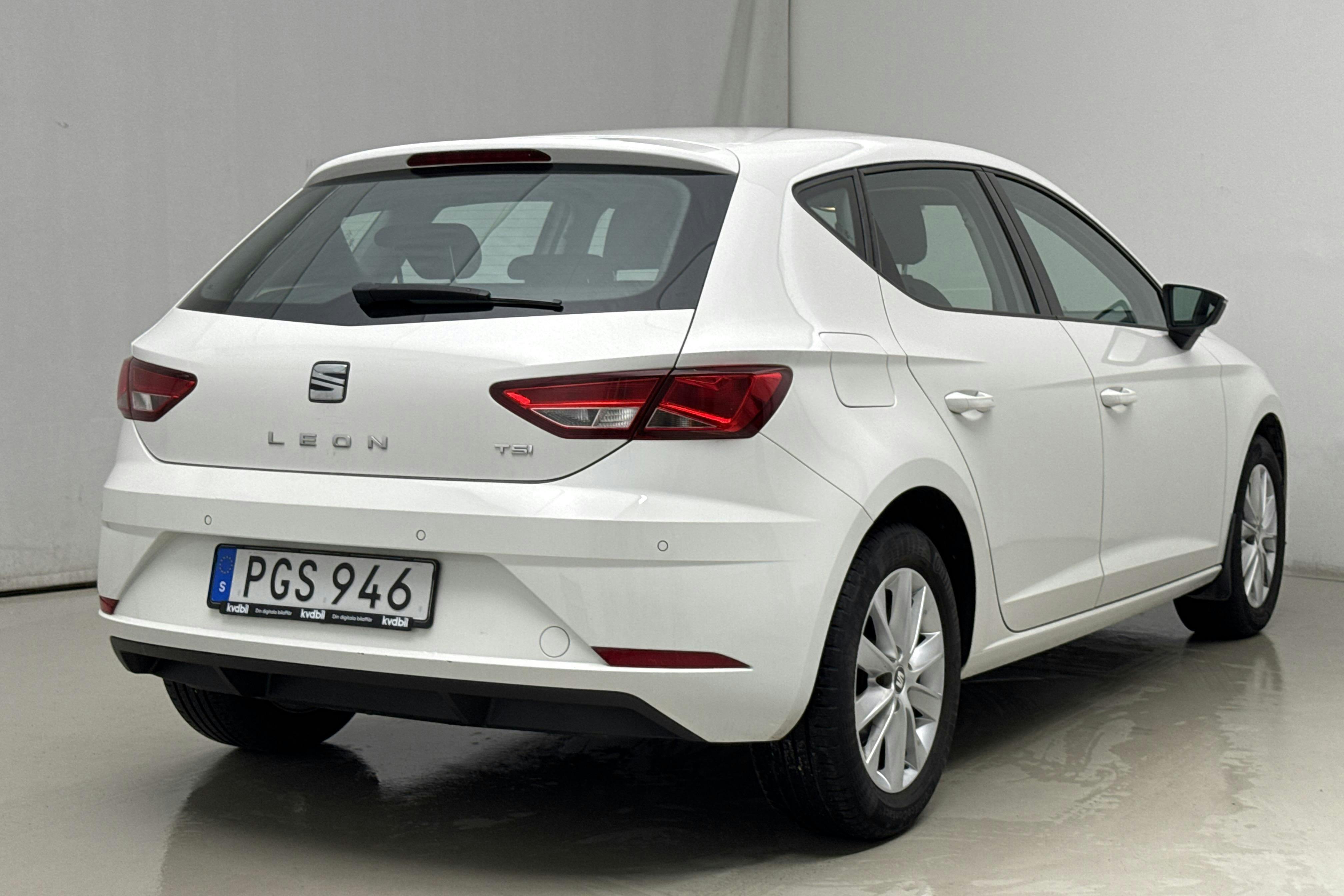 Seat Leon 1.2 TSI 5dr (110hk) - 76 610 km - Käsitsi - valge - 2017