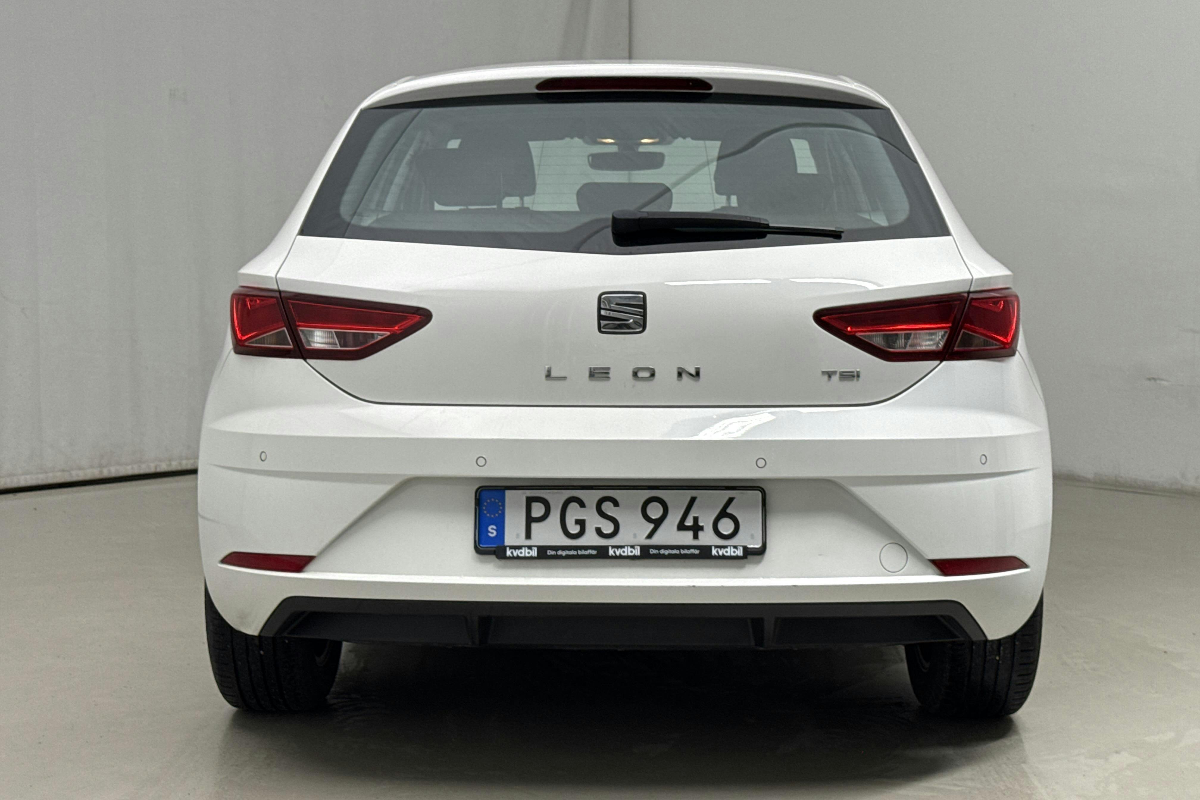 Seat Leon 1.2 TSI 5dr (110hk) - 76 610 km - Käsitsi - valge - 2017